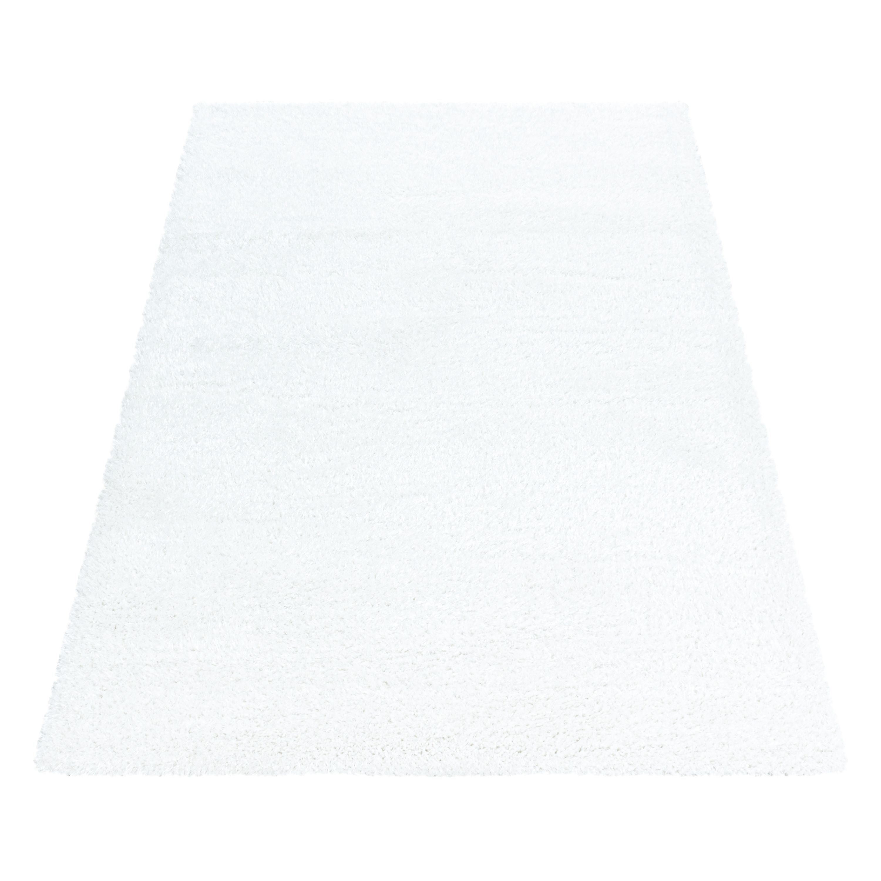 Tapis à poils longs pour le salon, uni, à poils longs, à poils longs, moelleux, super doux