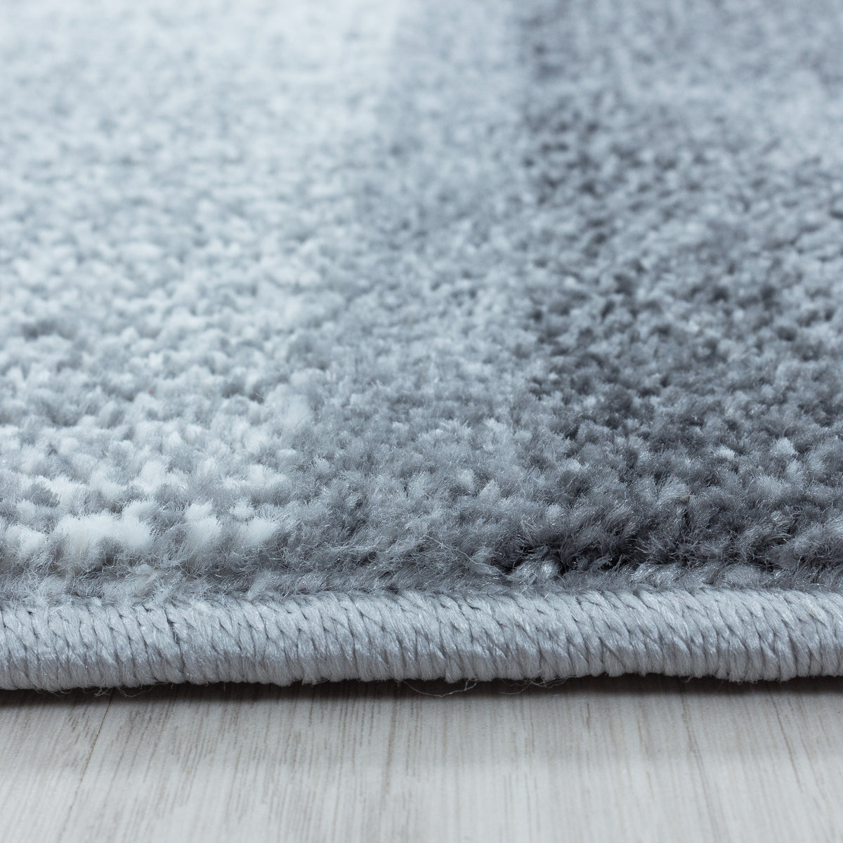 Modern Designer Wohnzimmer Teppich Weicher Kurzflor Kariert Design Robust
