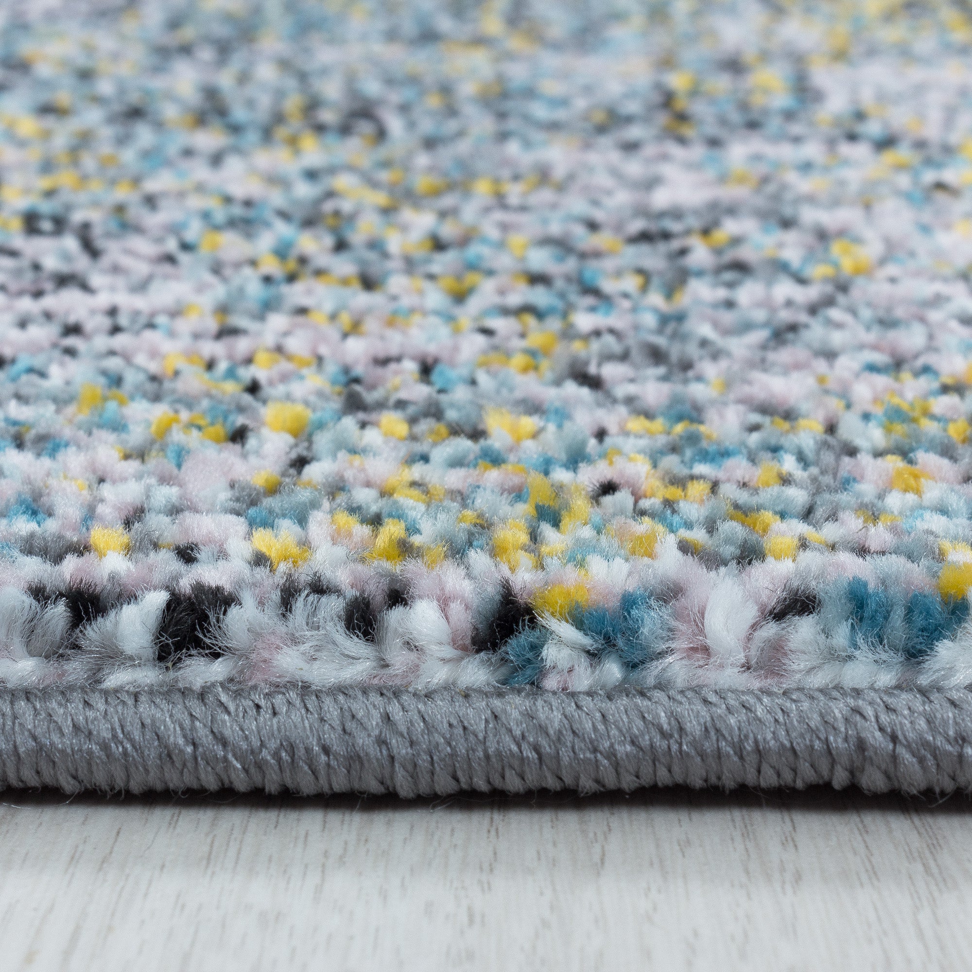 Tapis de salon de créateur moderne, doux, à poils courts, motif ondulé abstrait, robuste