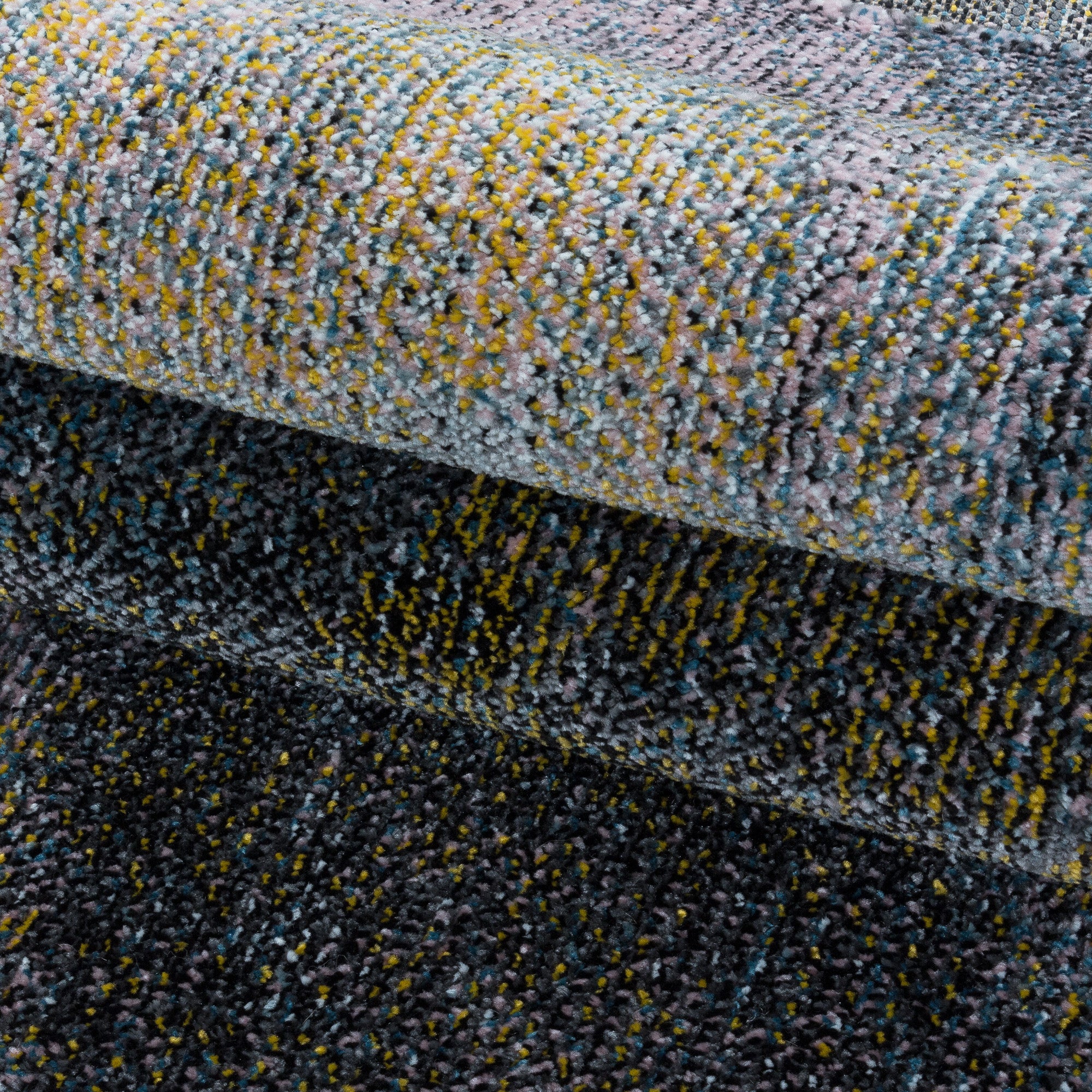 Tapis de salon de créateur moderne, doux, à poils courts, motif ondulé abstrait, robuste