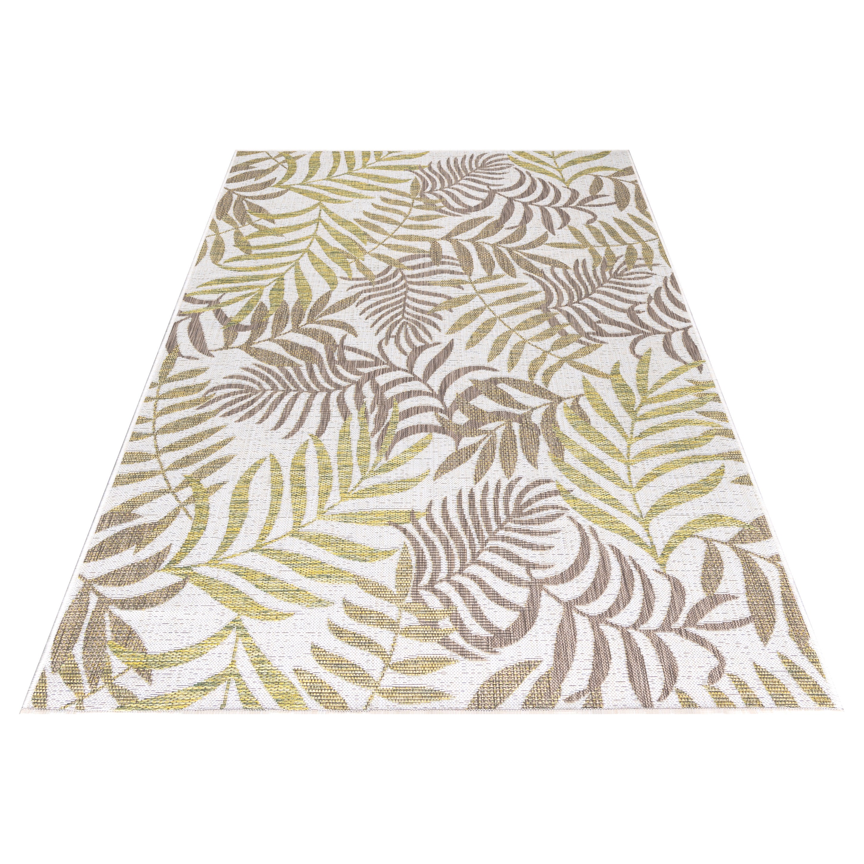 Indoor & Outdoor Rug Palm Tree Design Flat Weave Kitchen Rug Balcony Patio
