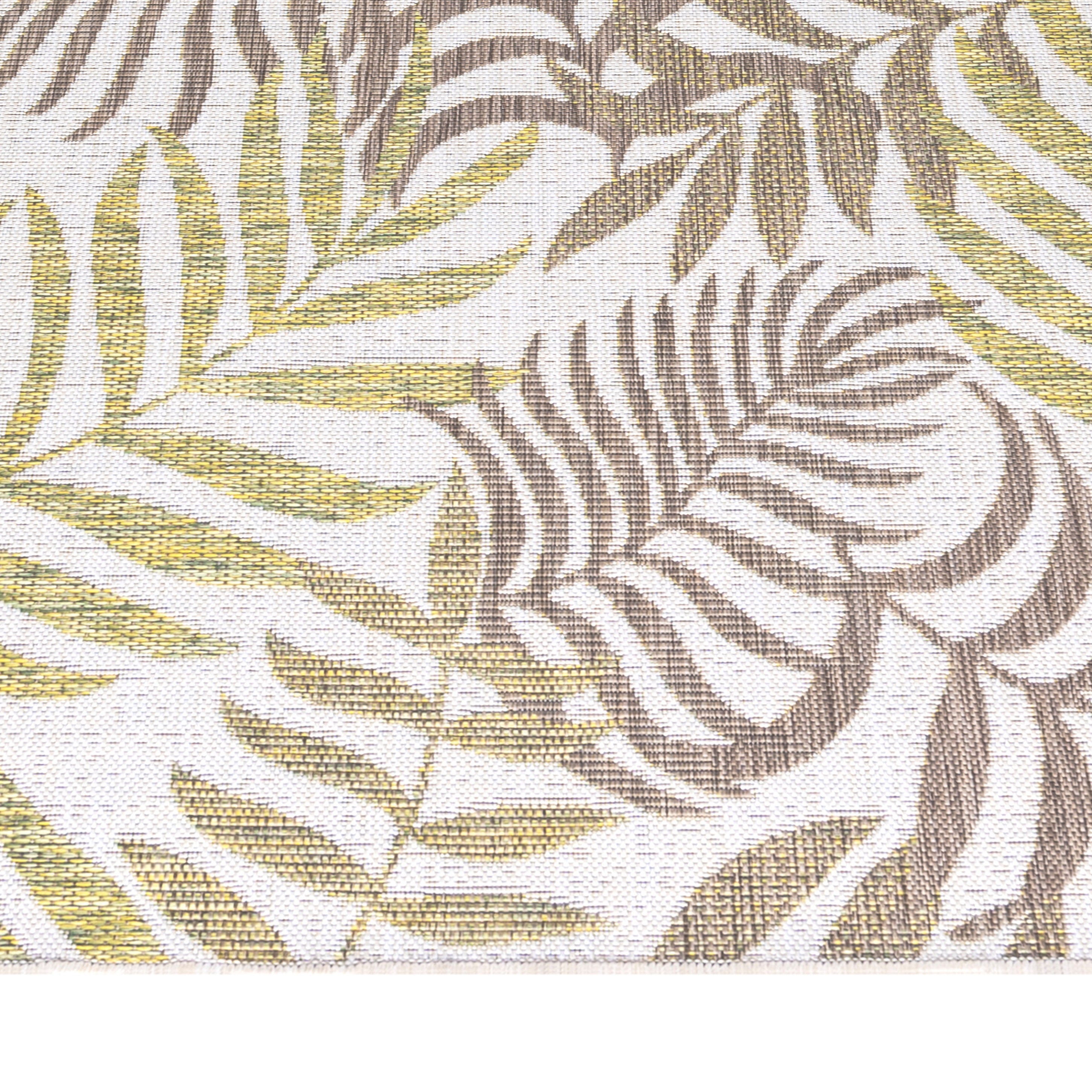Indoor & Outdoor Rug Palm Tree Design Flat Weave Kitchen Rug Balcony Patio