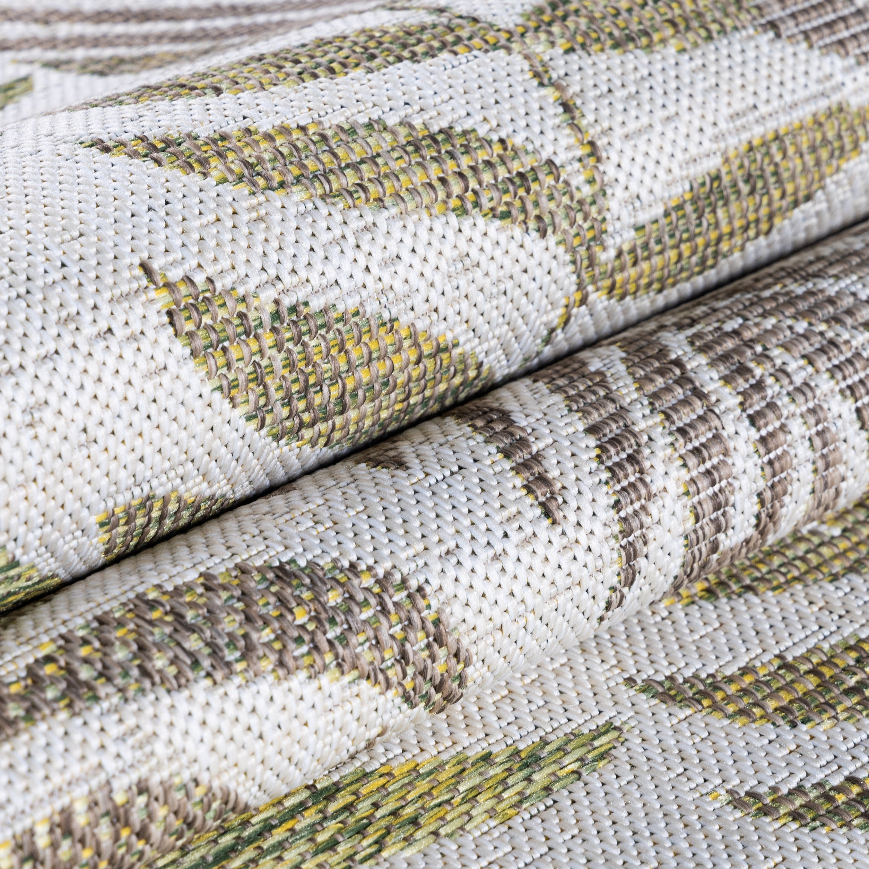 Indoor & Outdoor Rug Palm Tree Design Flat Weave Kitchen Rug Balcony Patio