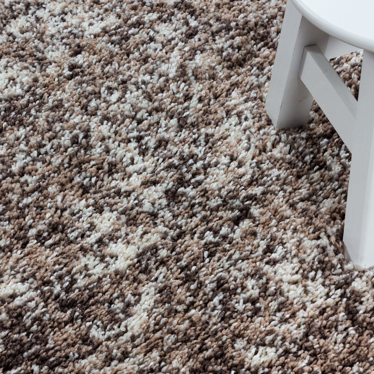 Carpettex Hochflor Teppich Shaggy Meliert Flauschig
