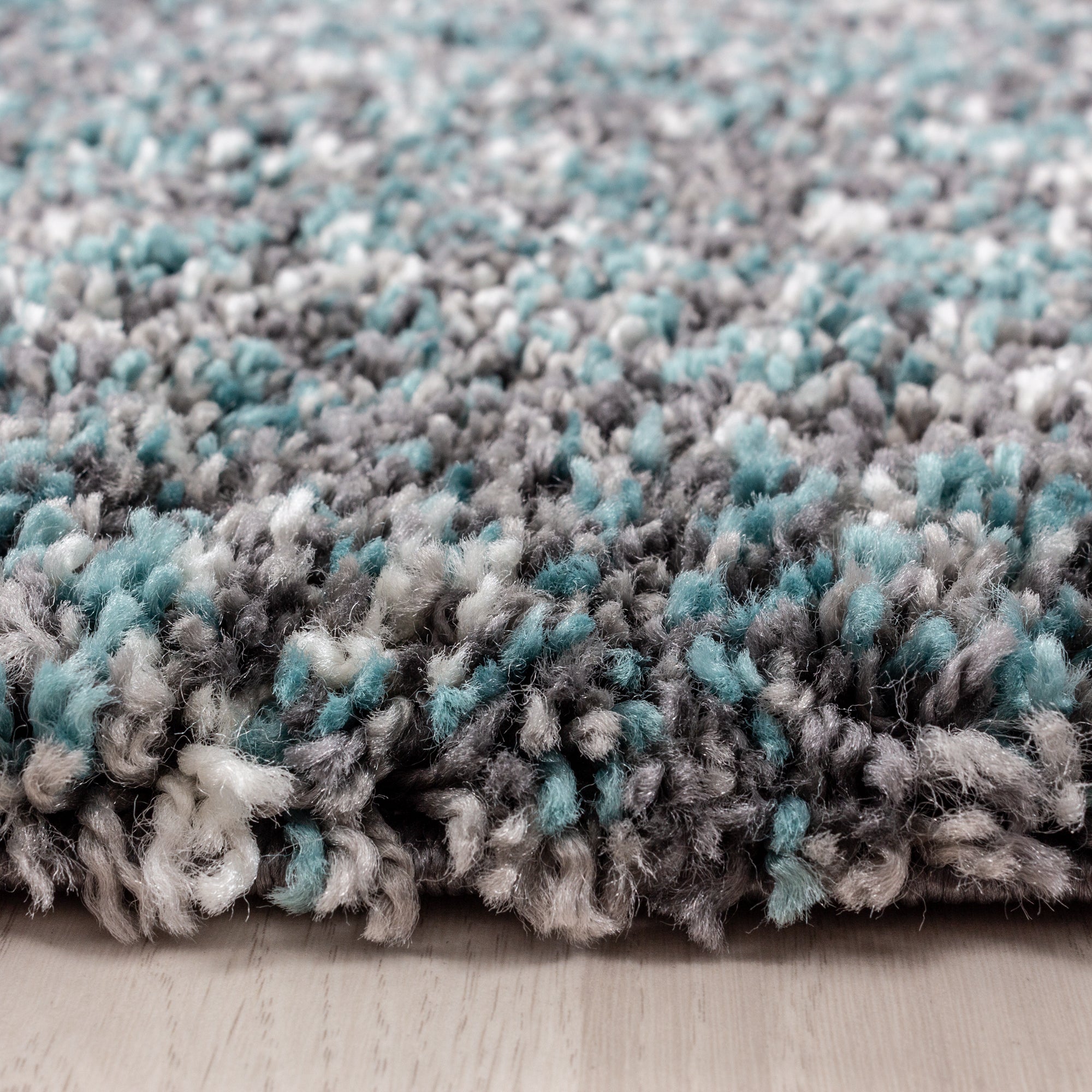 Hochflor Shaggy Teppich Meliert Design Teppich Vintage-Stil Teppich Wohnzimmer