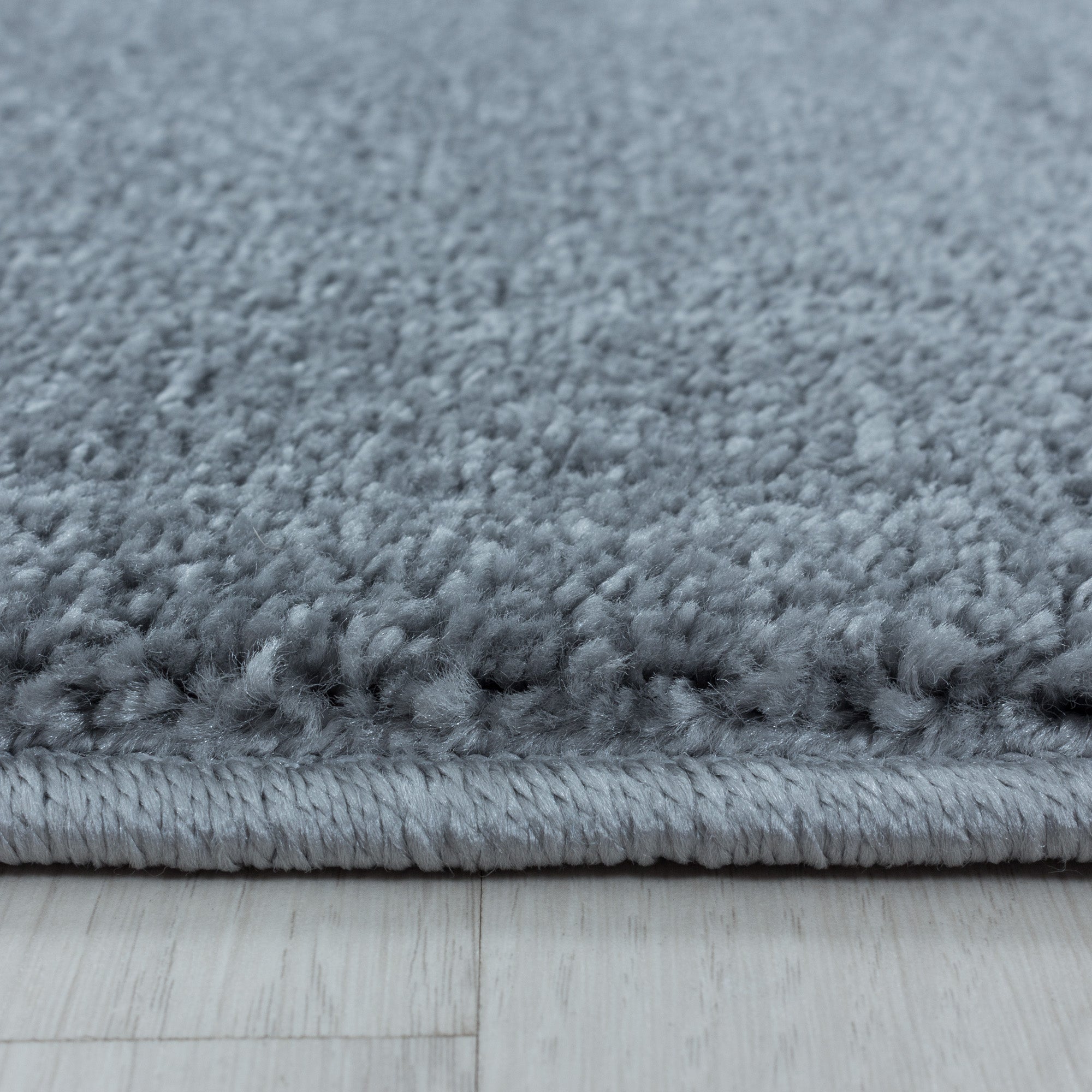 Modern Designer Kurzflor Teppich Wohnzimmer Einfarbig Robust Pflegeleicht