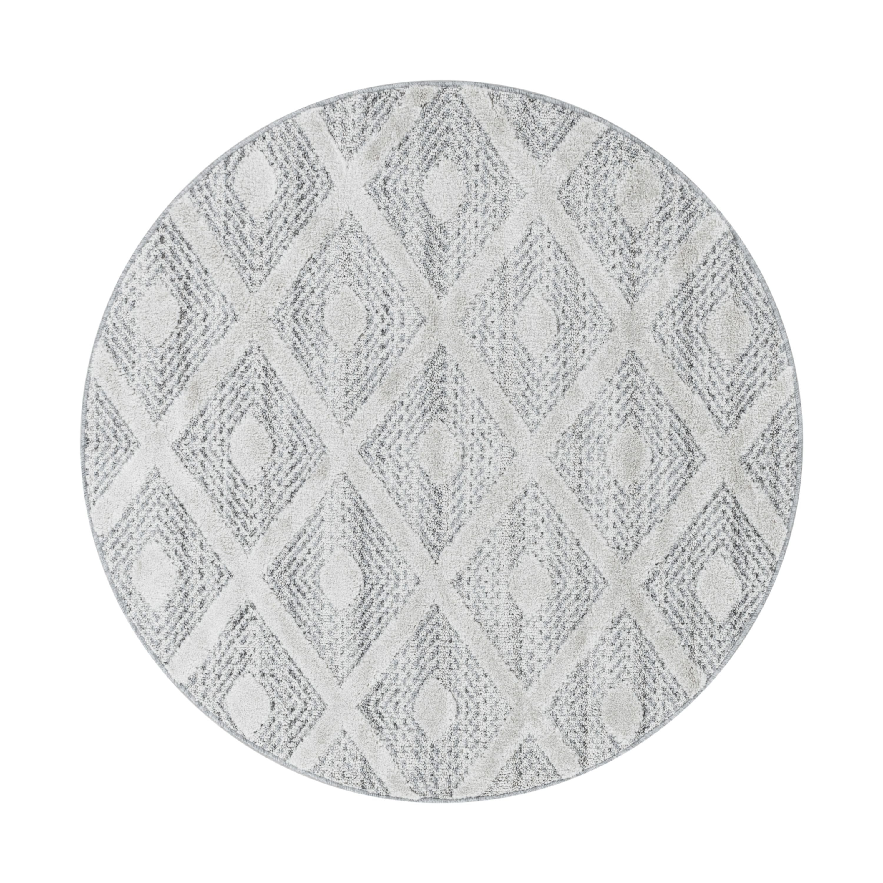 Carpet Living Room Geometric Design Soft High-Low Effect Scandinavian Style