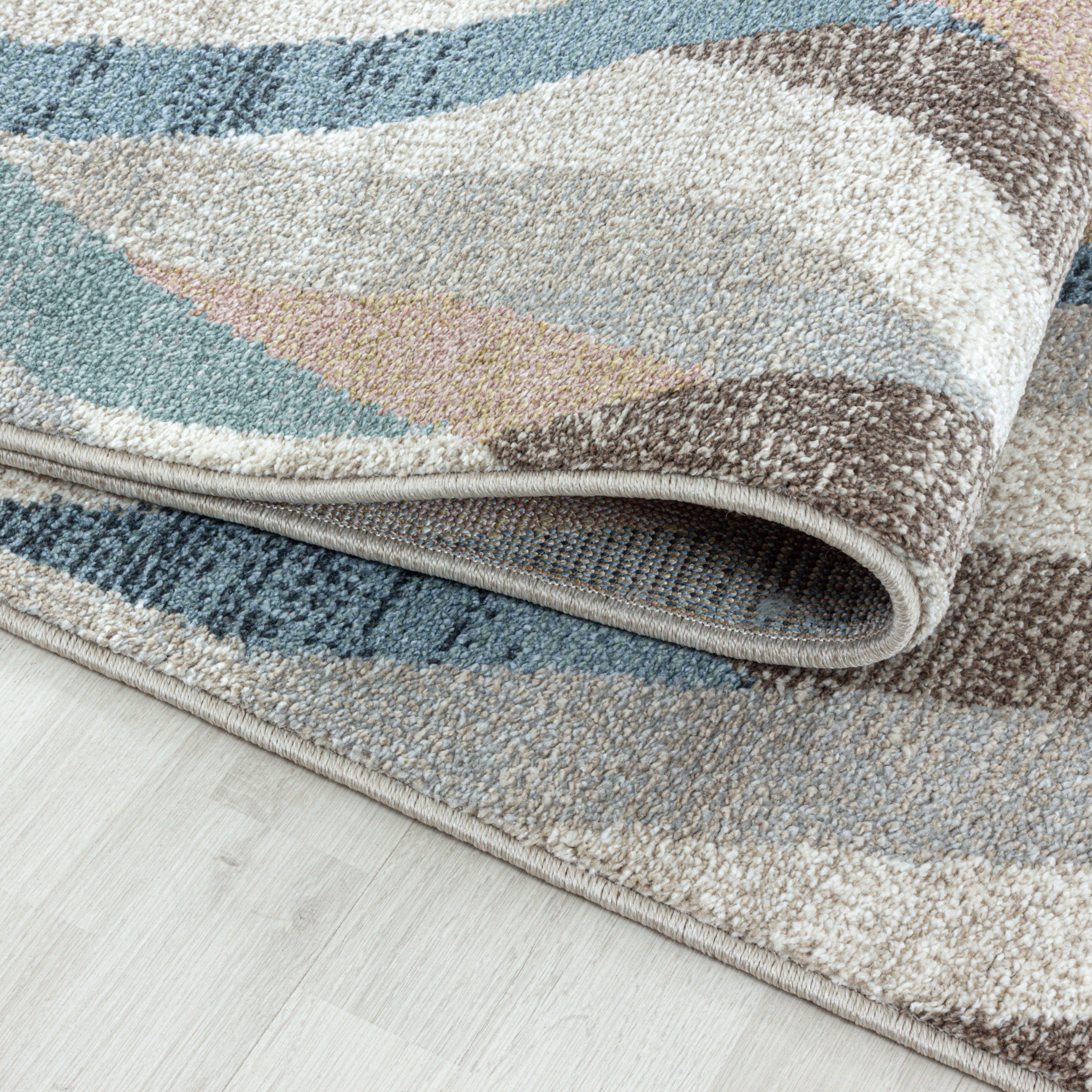 Short pile rug for living room, modern design, vintage style, soft, easy to care for