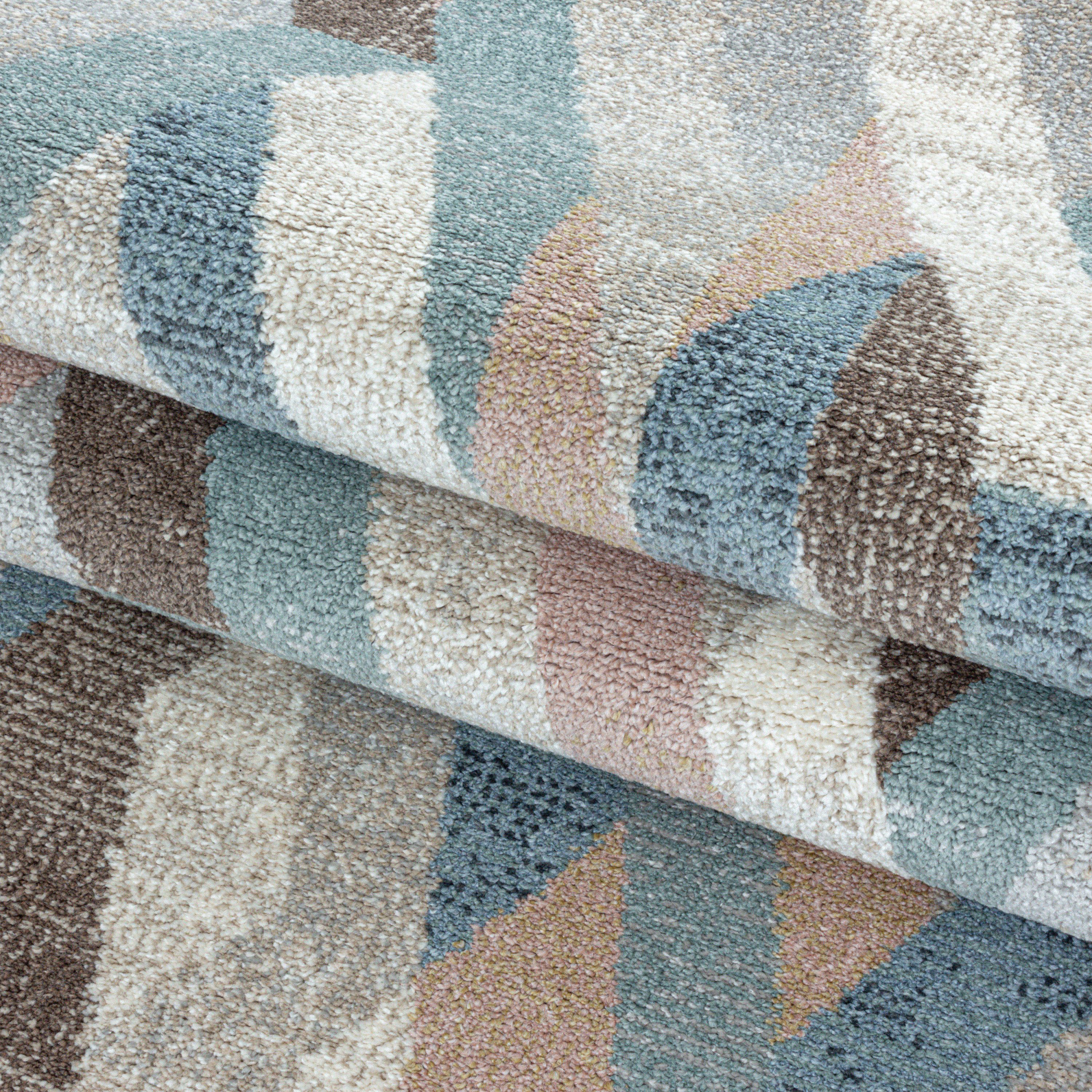 Short pile rug for living room, modern design, vintage style, soft, easy to care for