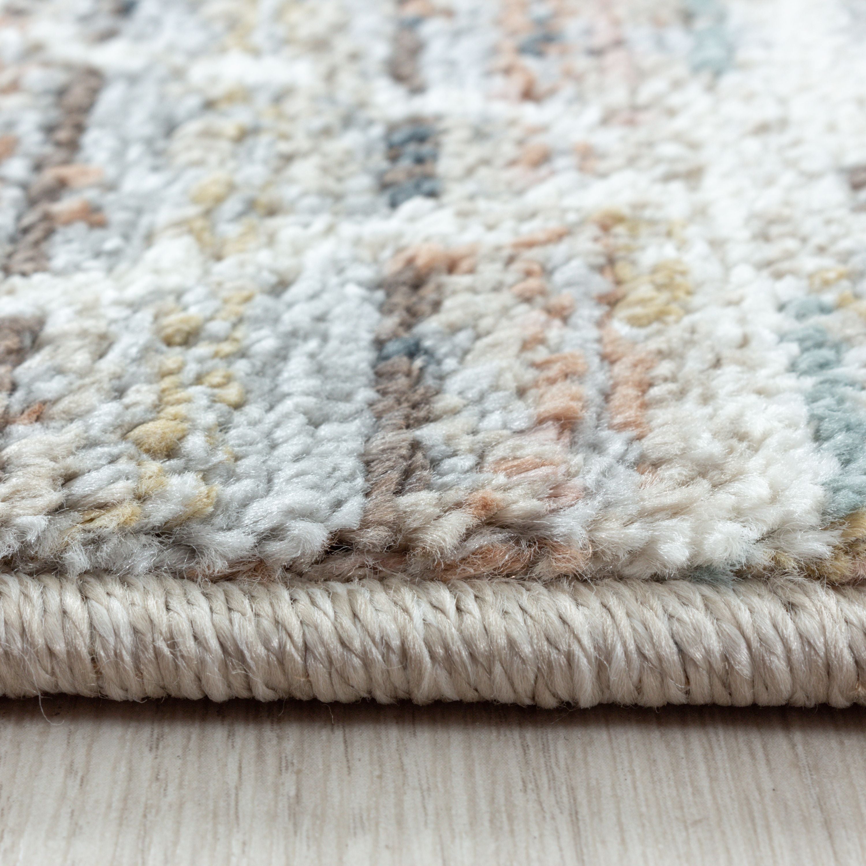 Short pile rug for living room, modern design, vintage style, soft, easy to care for