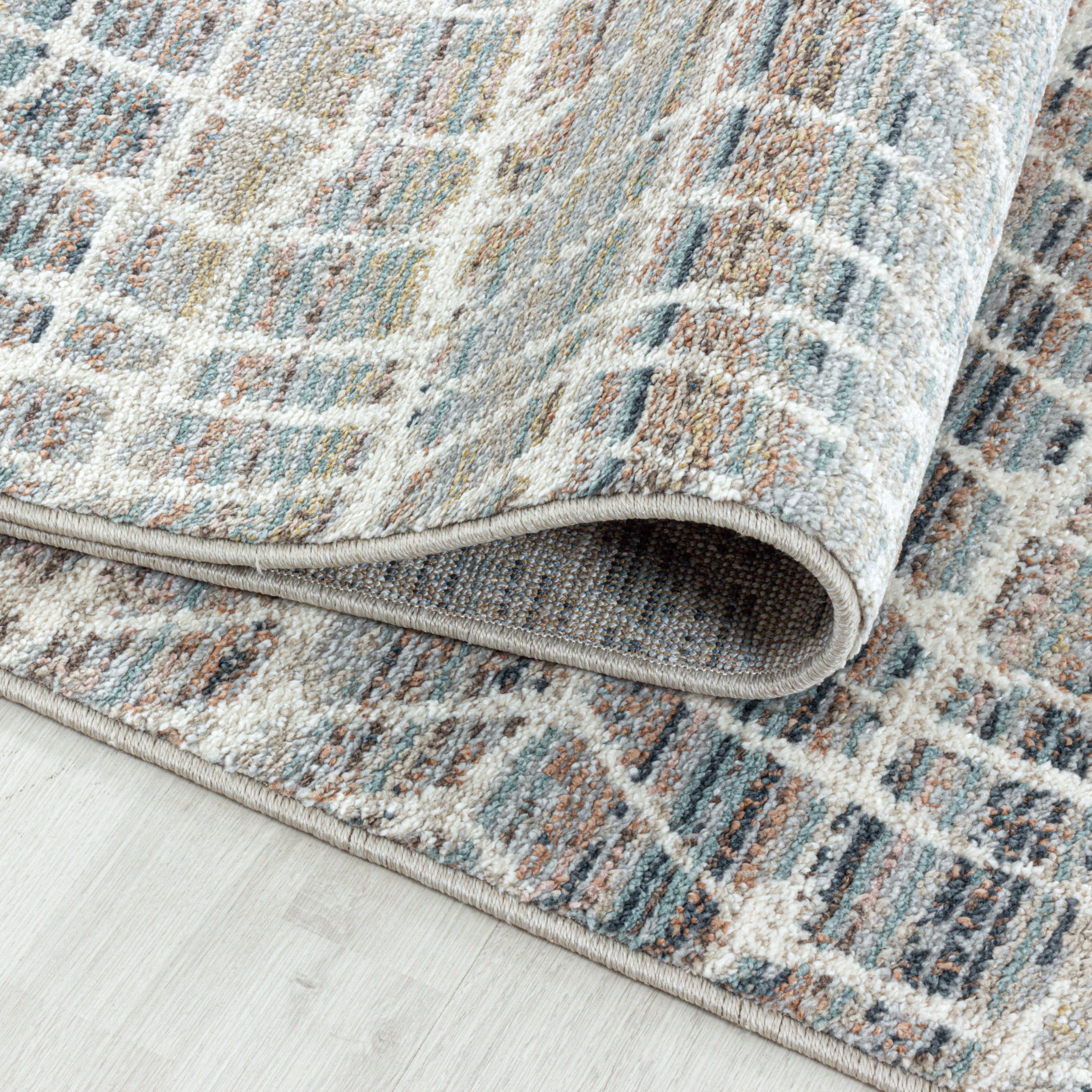 Short pile rug for living room, modern design, vintage style, soft, easy to care for