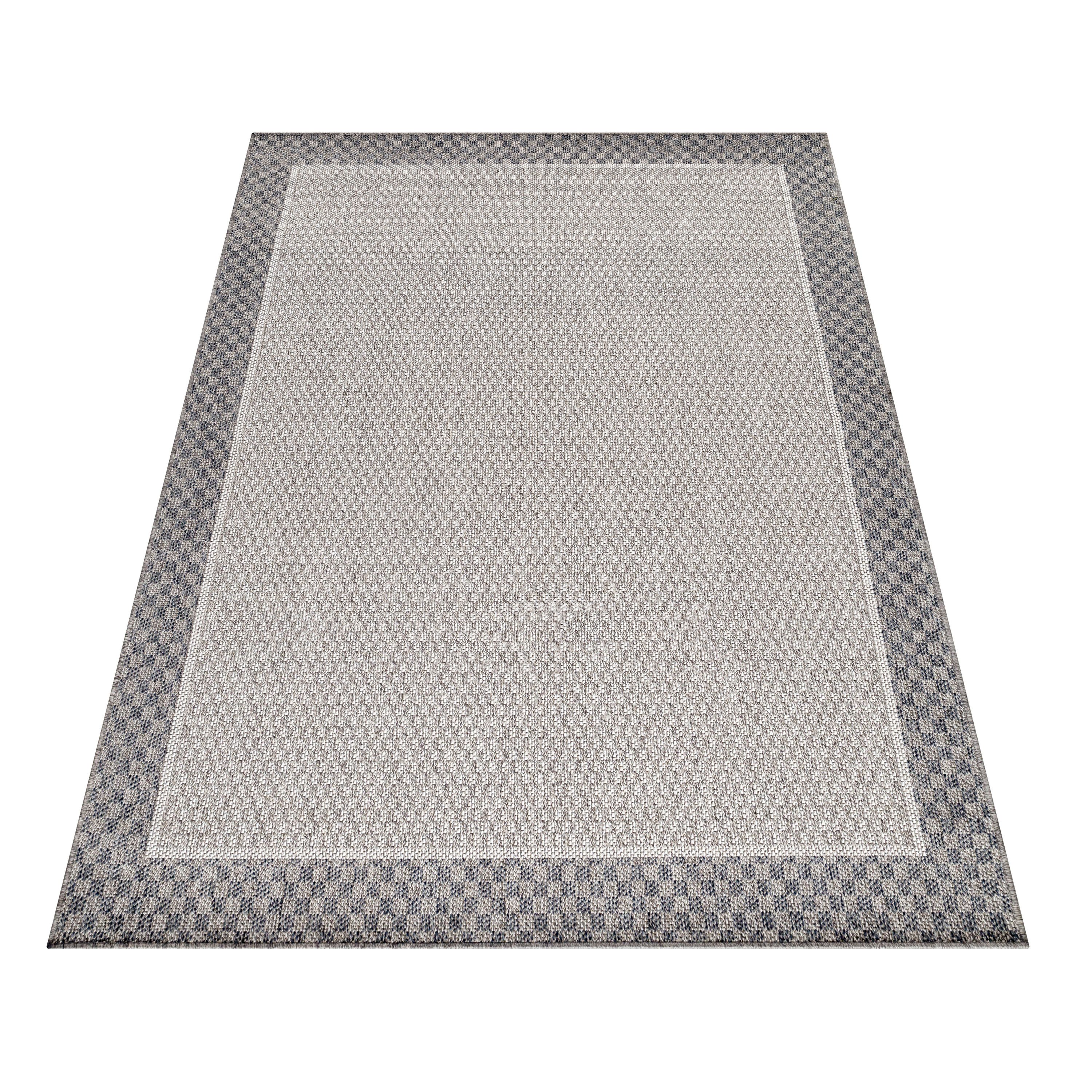 Indoor & Outdoor Carpet Border Design Weatherproof for Patio Balcony Kitchen