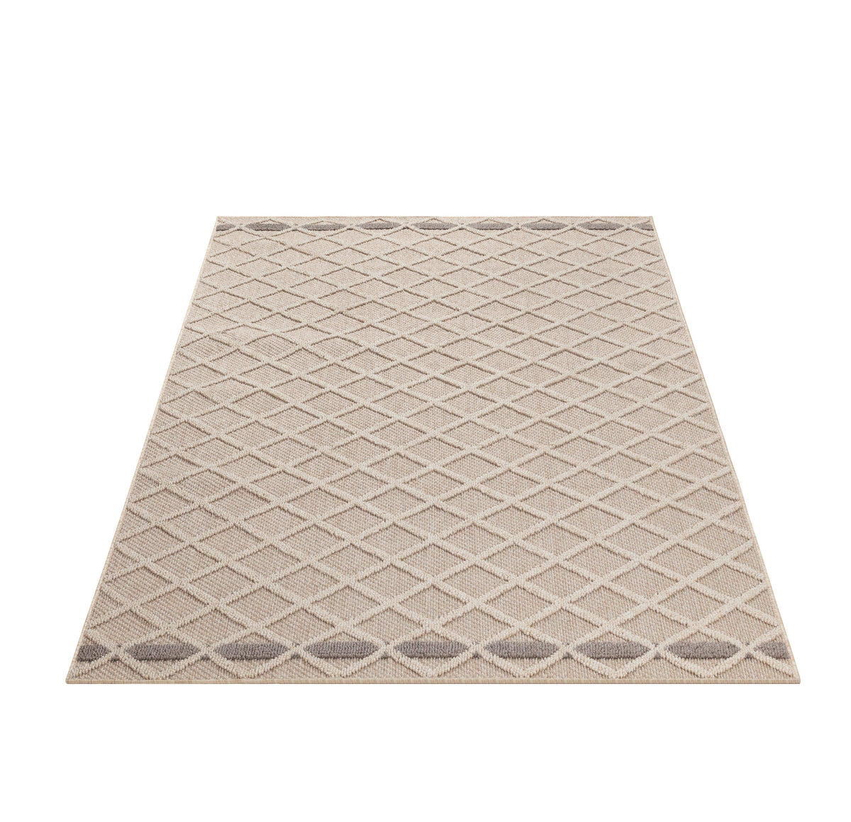 Carpettex Bouclé Teppich 3D Hoch-Tief Indoor Outdoor Wetterfest