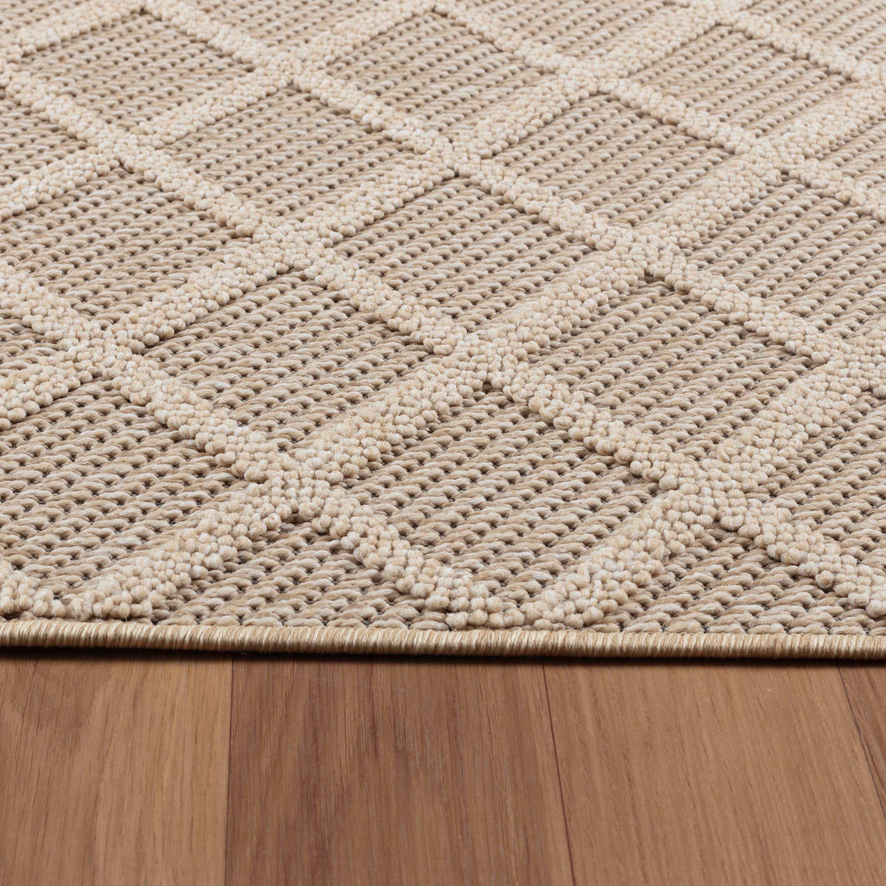 Indoor & outdoor carpet weatherproof diamond design for kitchens, balconies, terraces, gardens