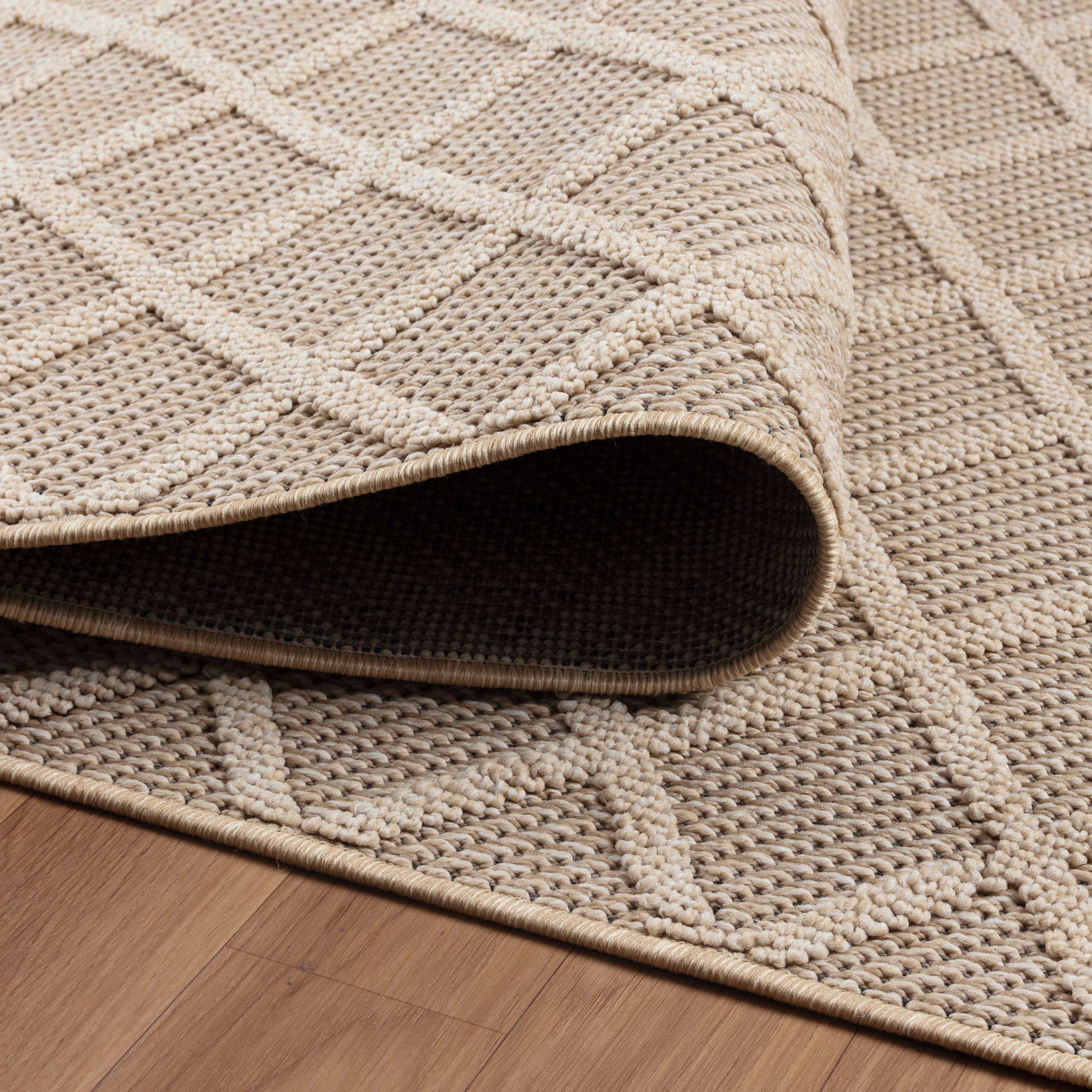 Indoor & outdoor carpet weatherproof diamond design for kitchens, balconies, terraces, gardens