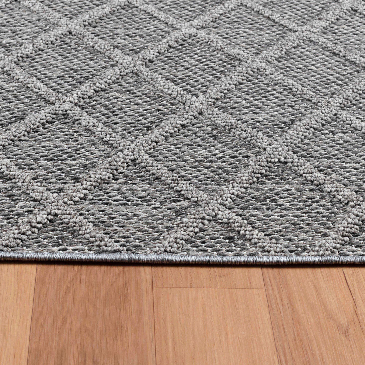 Carpettex Bouclé Teppich 3D Hoch-Tief Indoor Outdoor Wetterfest