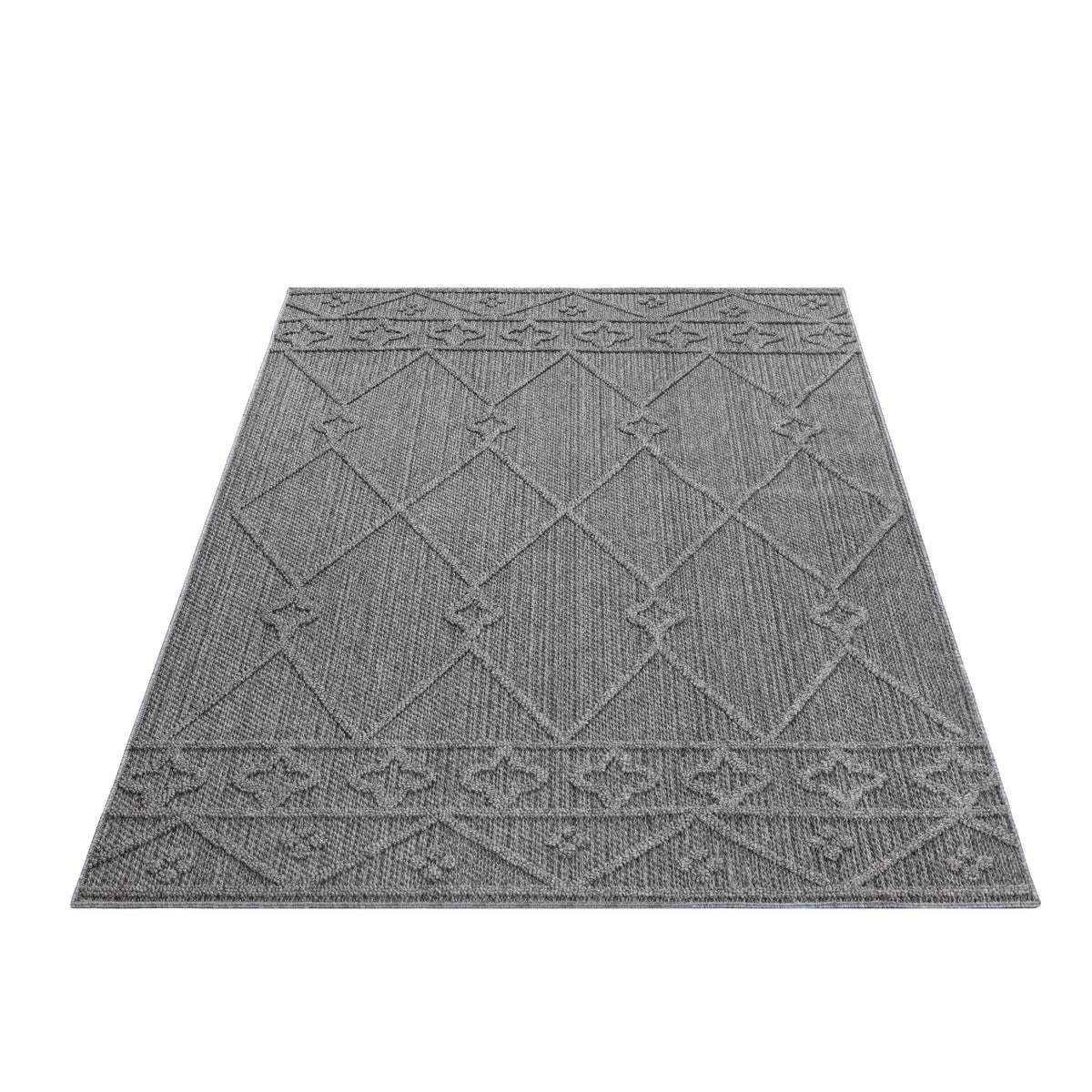 Carpettex Bouclé Teppich 3D Hoch-Tief Indoor Outdoor Wetterfest