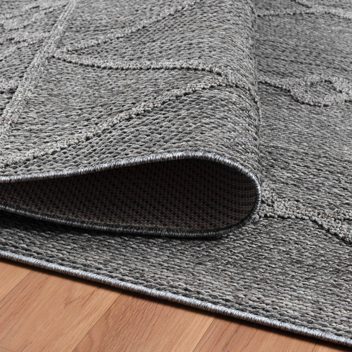Carpettex Bouclé Teppich 3D Hoch-Tief Indoor Outdoor Wetterfest