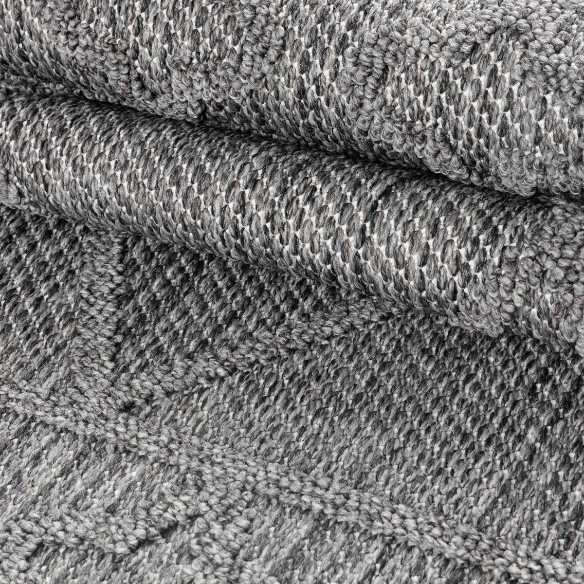 Carpettex Bouclé Teppich 3D Hoch-Tief Indoor Outdoor Wetterfest