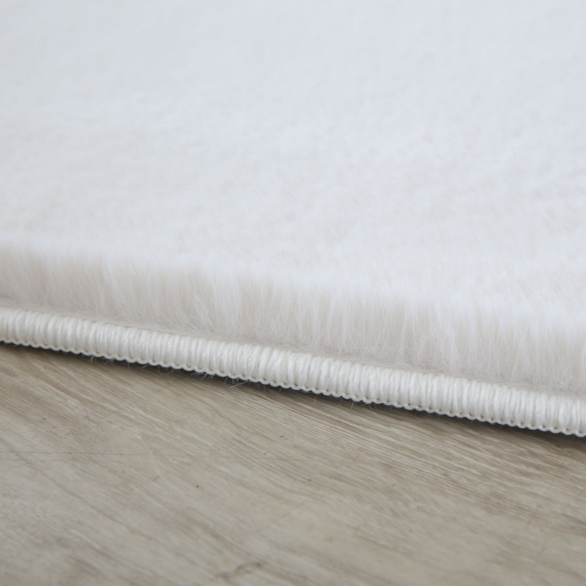 Carpettex Rabbit Hochflor Teppich Kunstfell Einfarbig Flauschig Weich