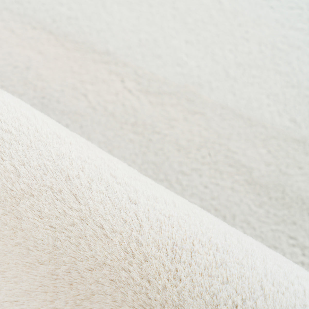 Carpettex Rabbit Hochflor Teppich Kunstfell Einfarbig Flauschig Weich