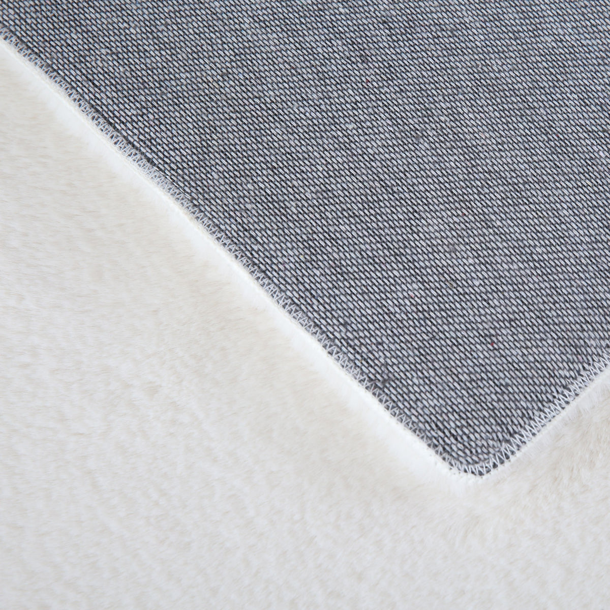 Carpettex Rabbit Hochflor Teppich Kunstfell Einfarbig Flauschig Weich