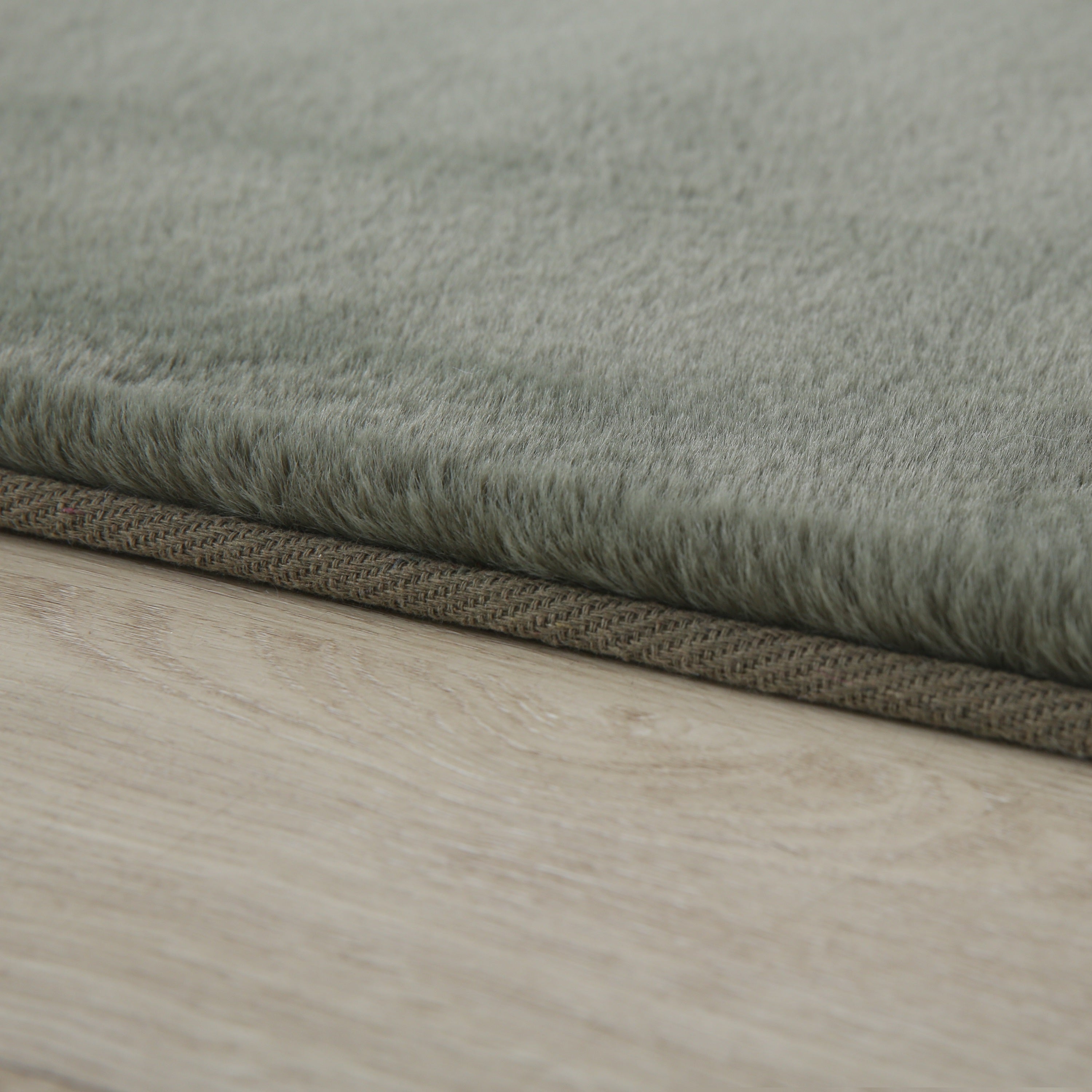Tapis pour salon, uni, imitation fourrure, moelleux, doux, câlin tons pastel