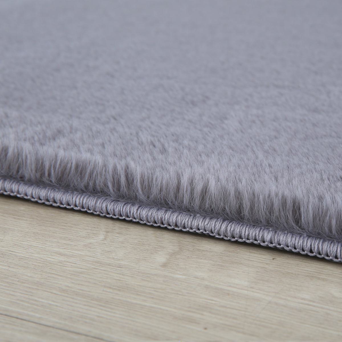 Carpettex Rabbit Hochflor Teppich Kunstfell Einfarbig Flauschig Weich