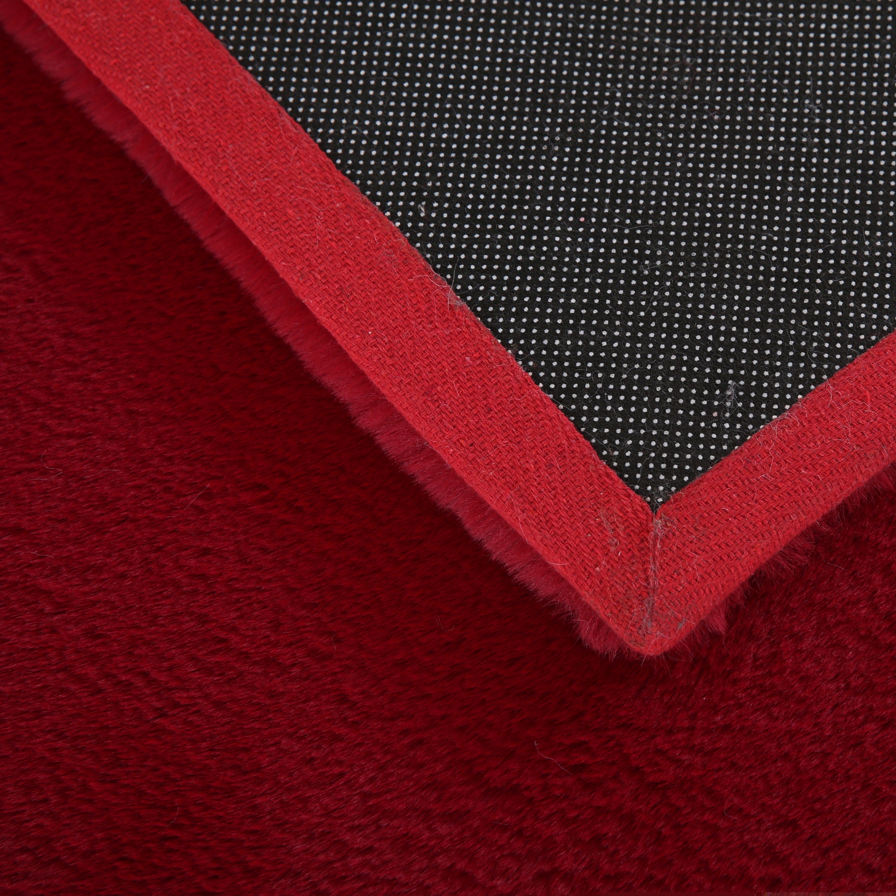 Tapis pour salon, uni, imitation fourrure, moelleux, doux, câlin tons pastel