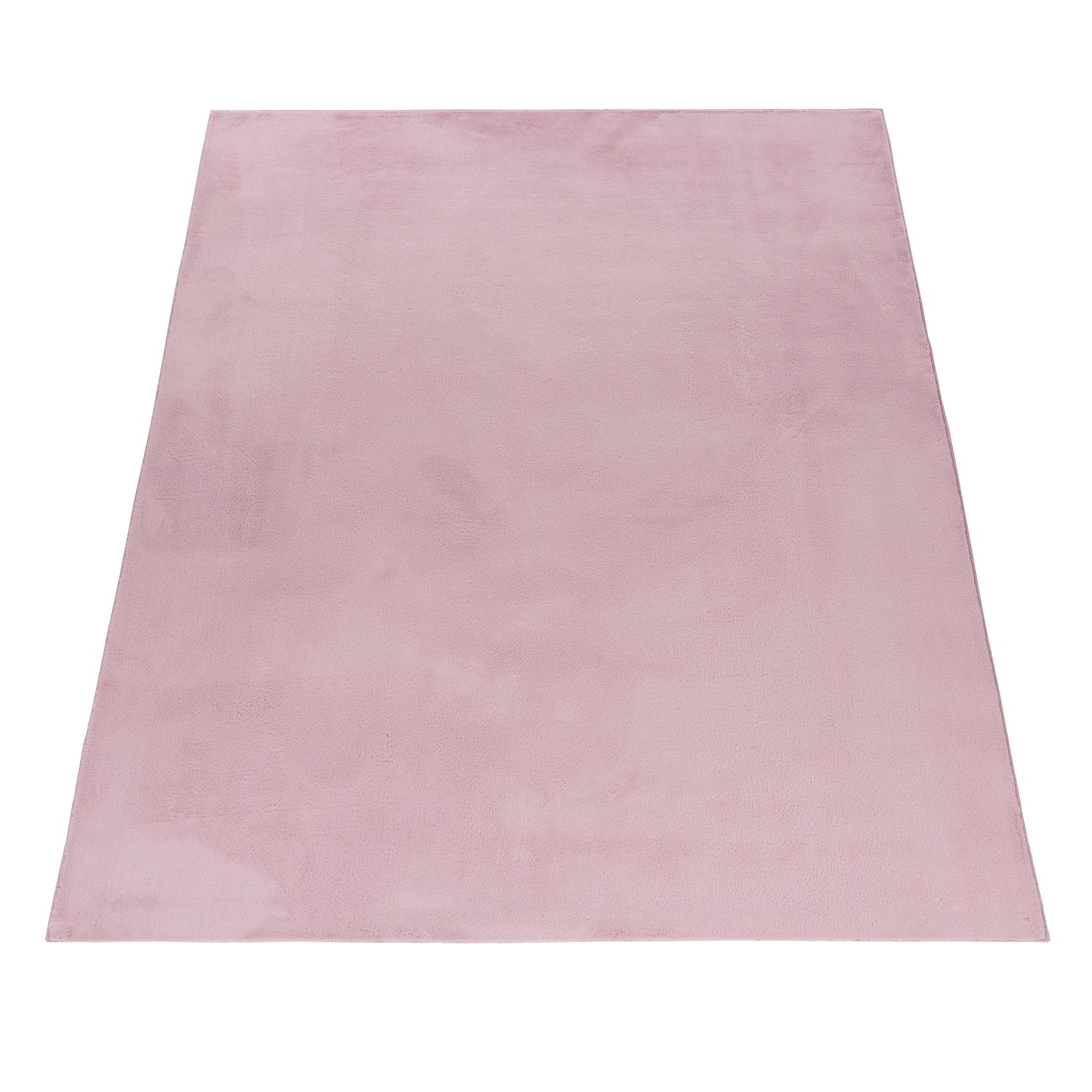 Tapis pour salon, uni, imitation fourrure, moelleux, doux, câlin tons pastel