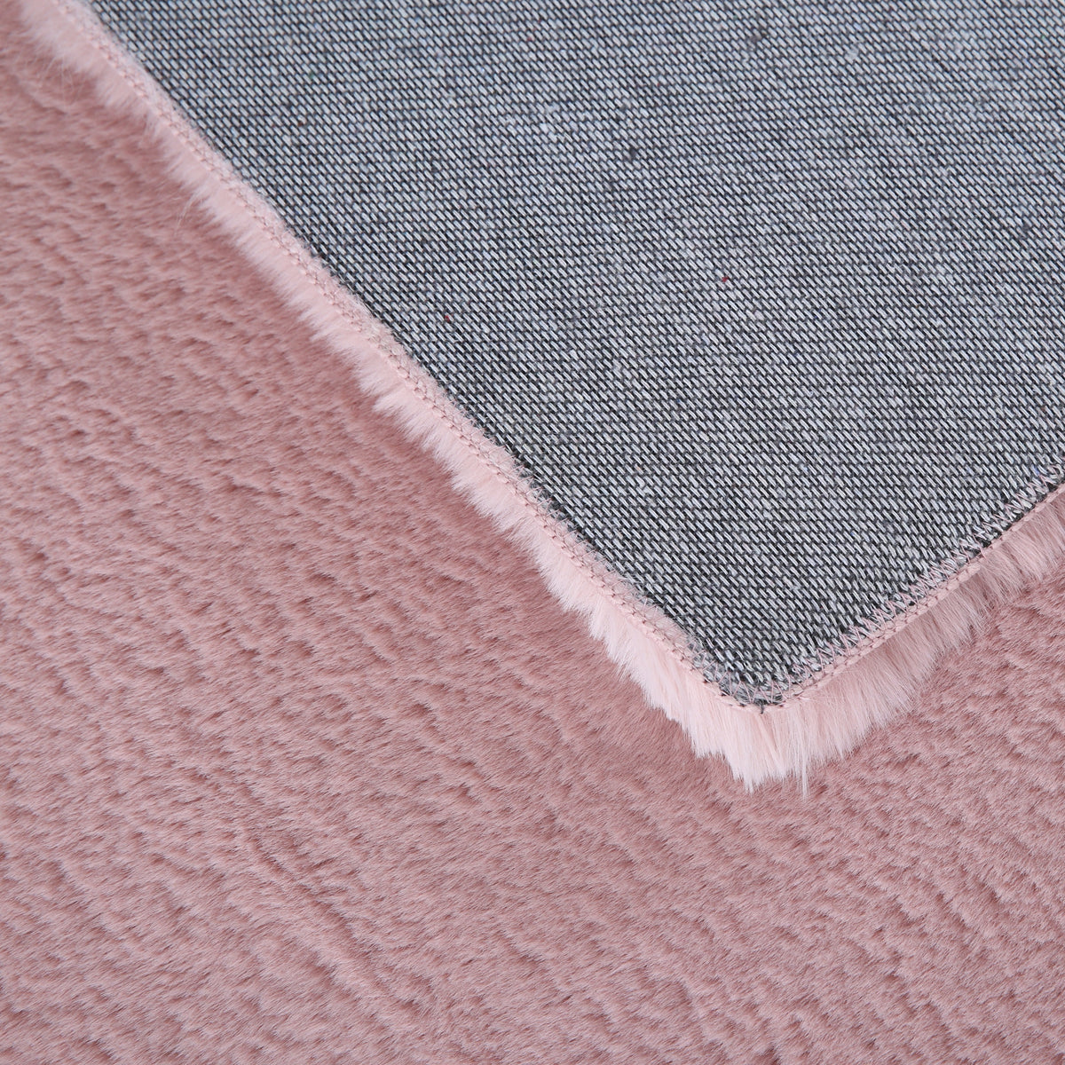 Carpettex Rabbit Hochflor Teppich Kunstfell Einfarbig Flauschig Weich