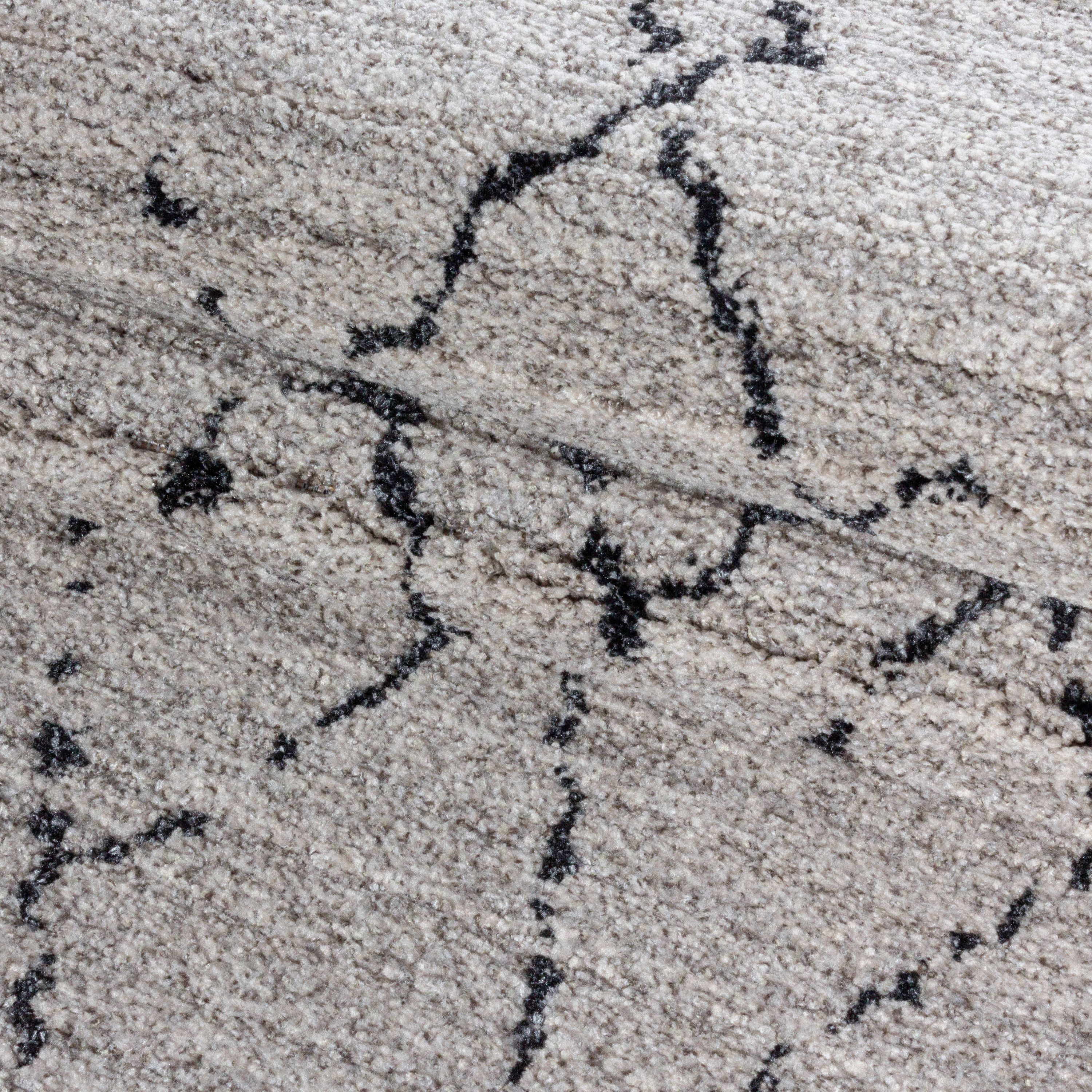 Kurzflor Teppich Wohnzimmer Berber Design Teppich Boho Stil Natur Optik
