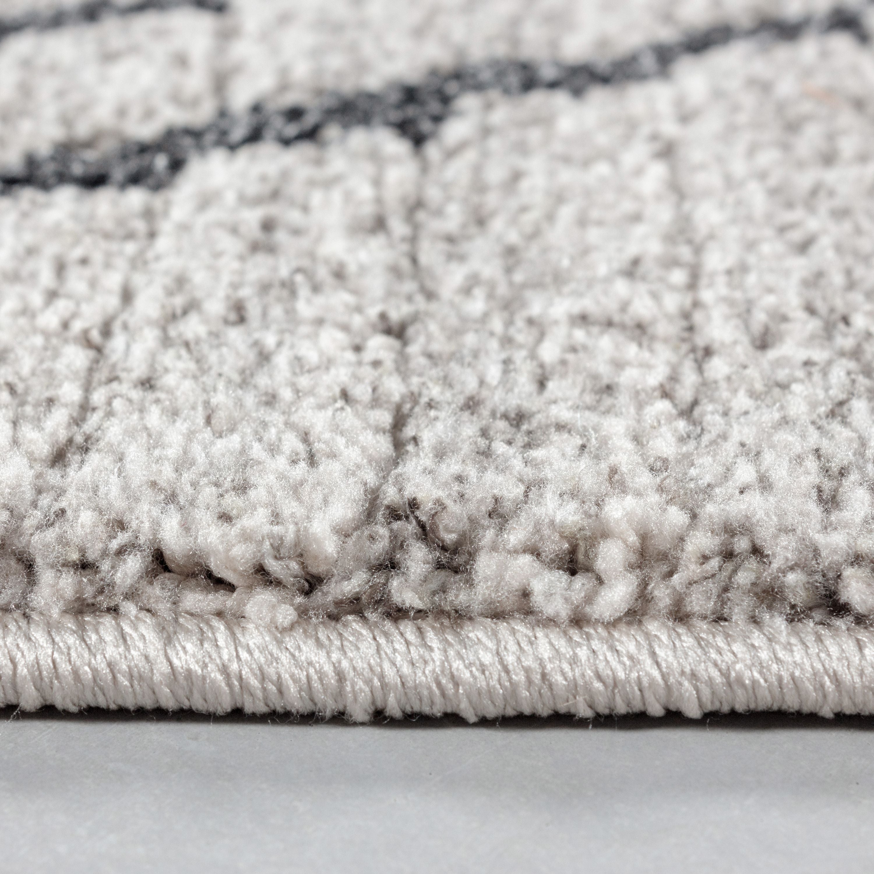 Short pile carpet living room Boho design carpet Scandinavian style natural look