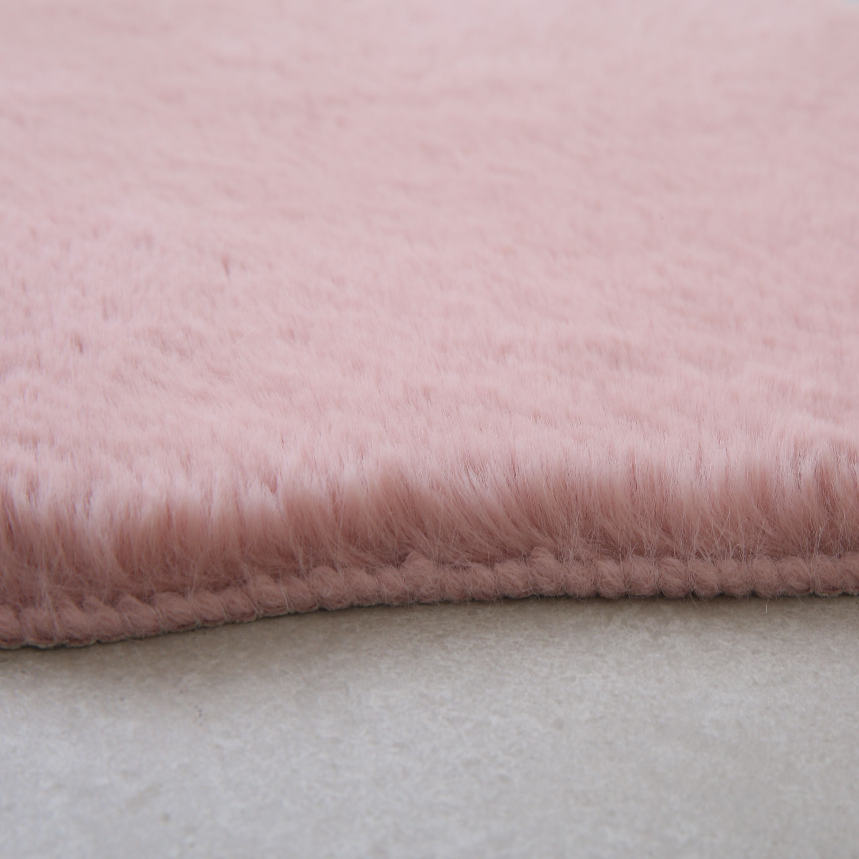 Rug Plush Plain Dino Shape Faux Fur Children's Room Super Soft Fur Look