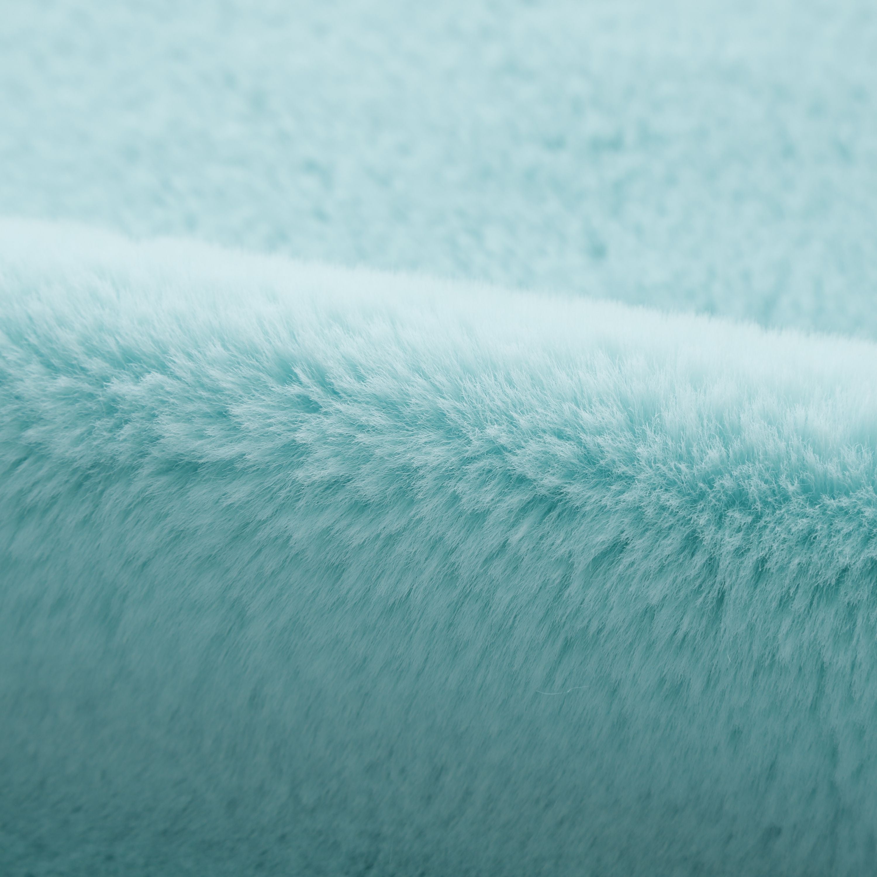 Rug plush plain sheepskin shape faux fur rug bedroom fur look