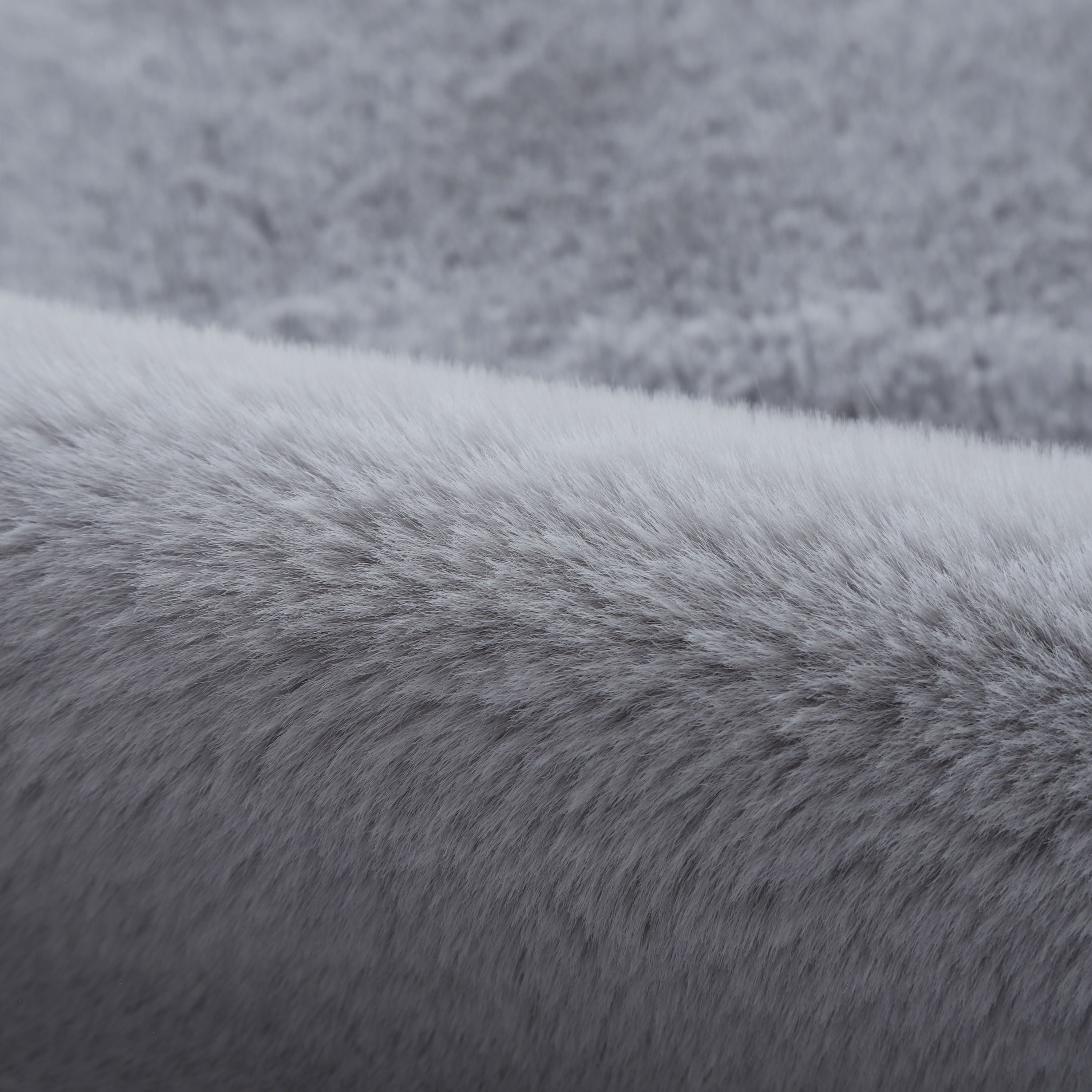 Rug plush plain sheepskin shape faux fur rug bedroom fur look