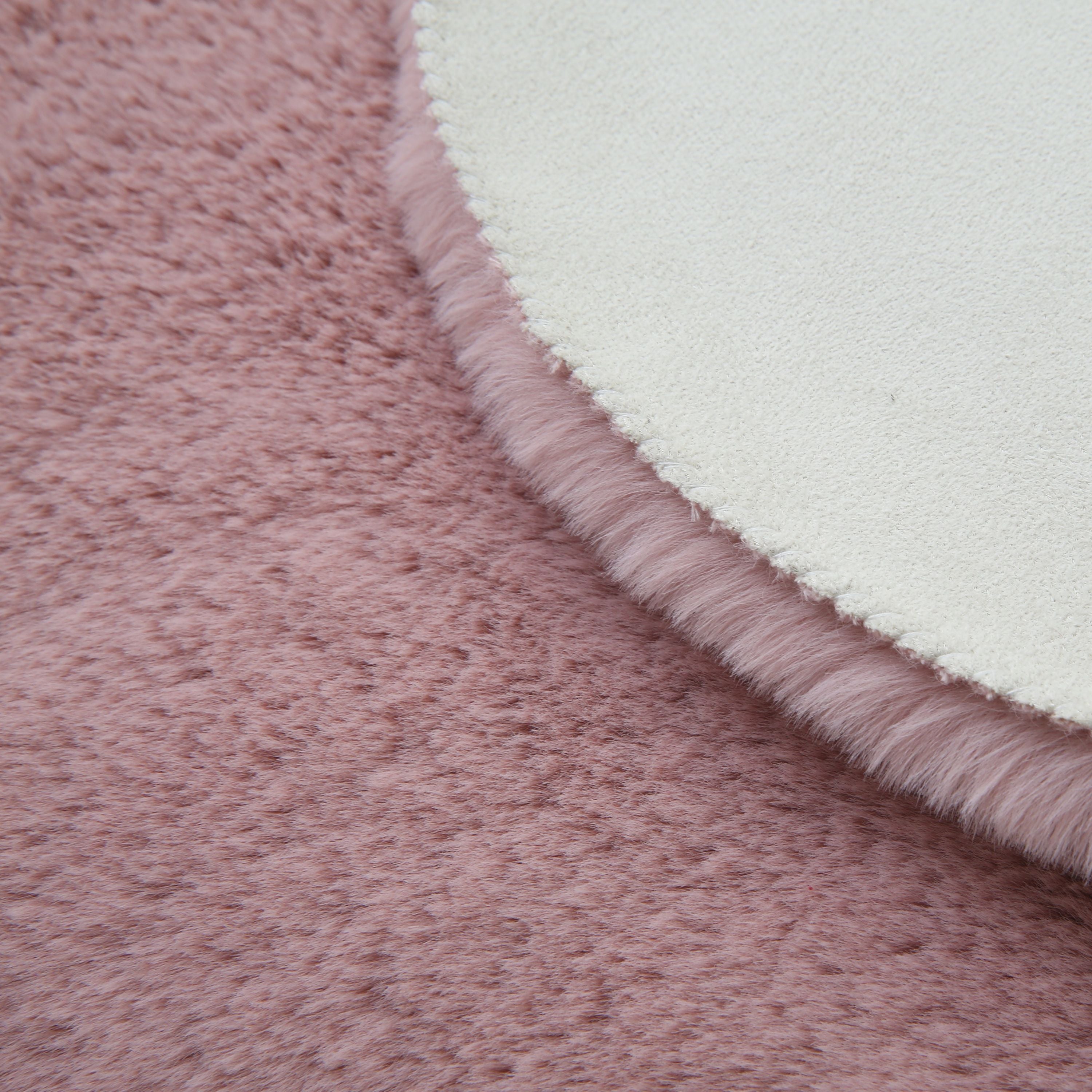 Rug plush plain sheepskin shape faux fur rug bedroom fur look