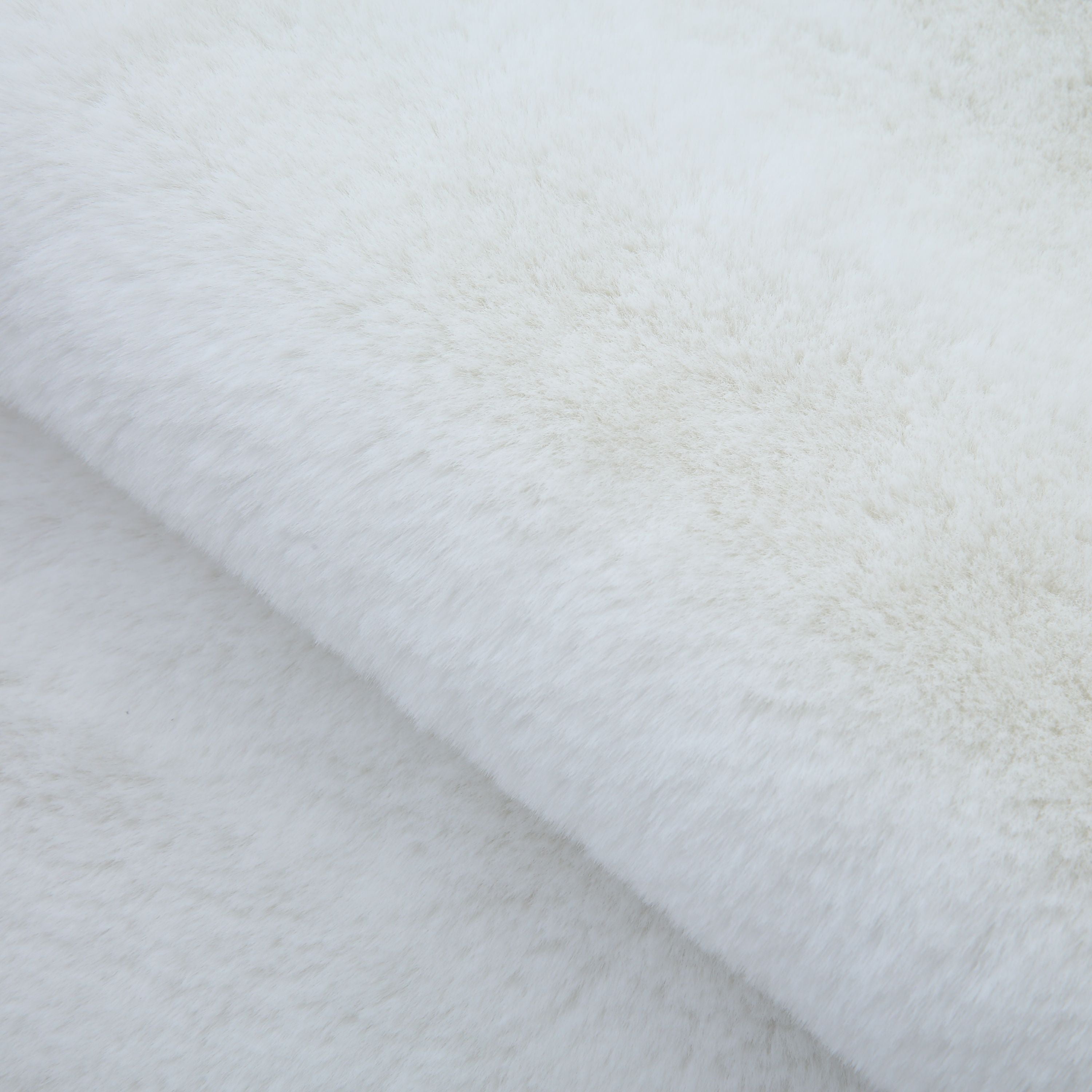 Rug plush plain sheepskin shape faux fur rug bedroom fur look