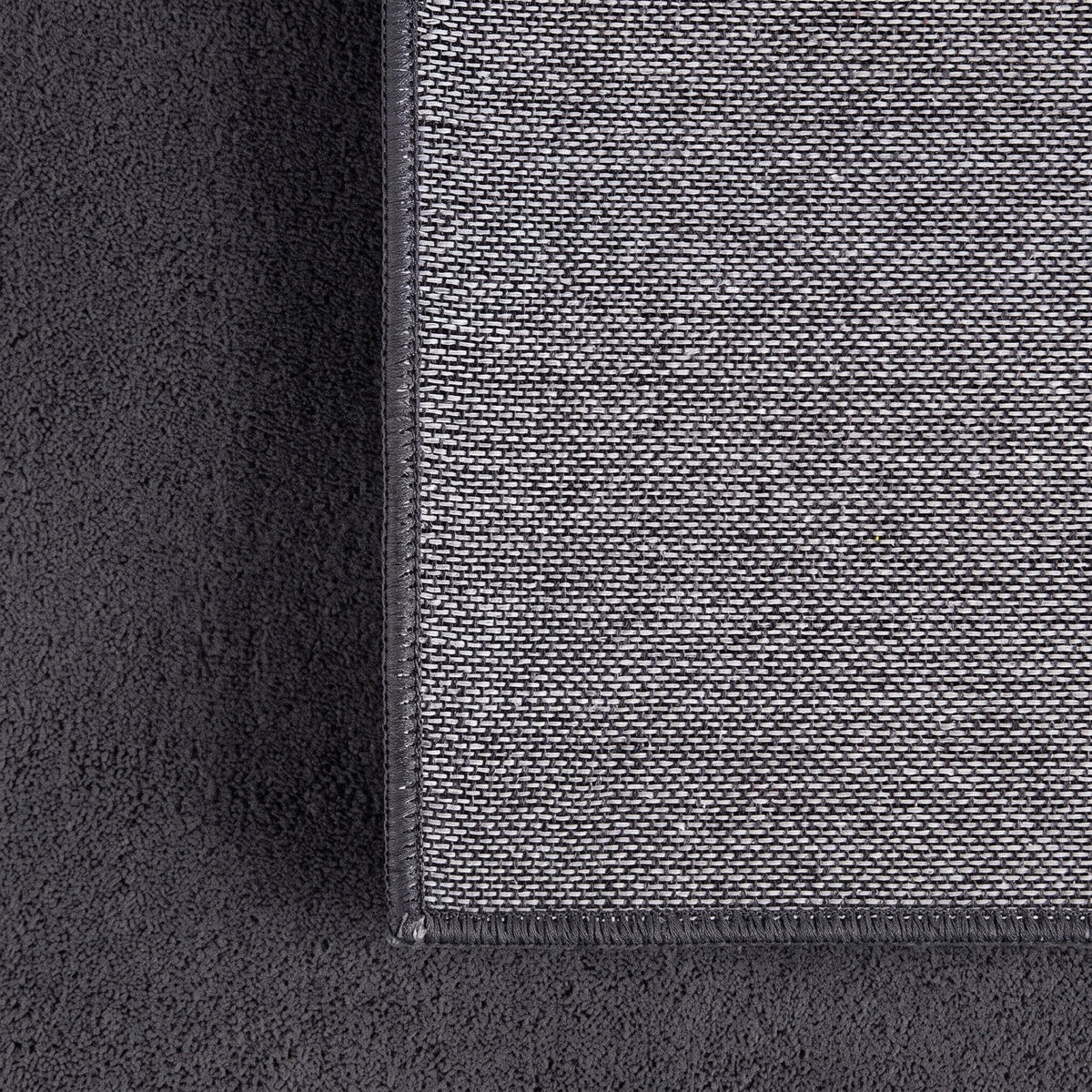 Carpettex Waschbarer Kurzflor Teppich Modern Einfarbig Weich