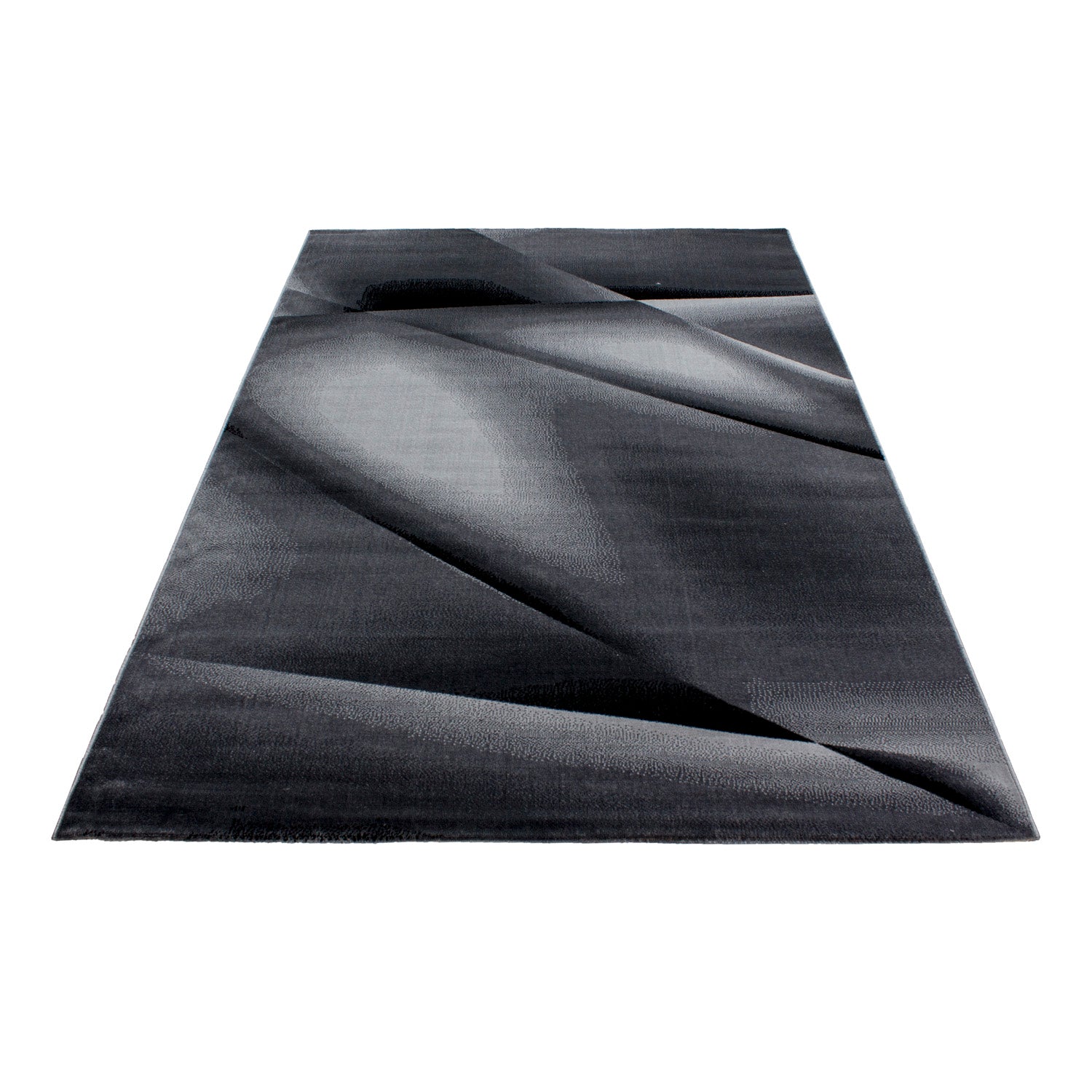 Modern short pile rug for living room, bedroom, abstract design, easy to care for