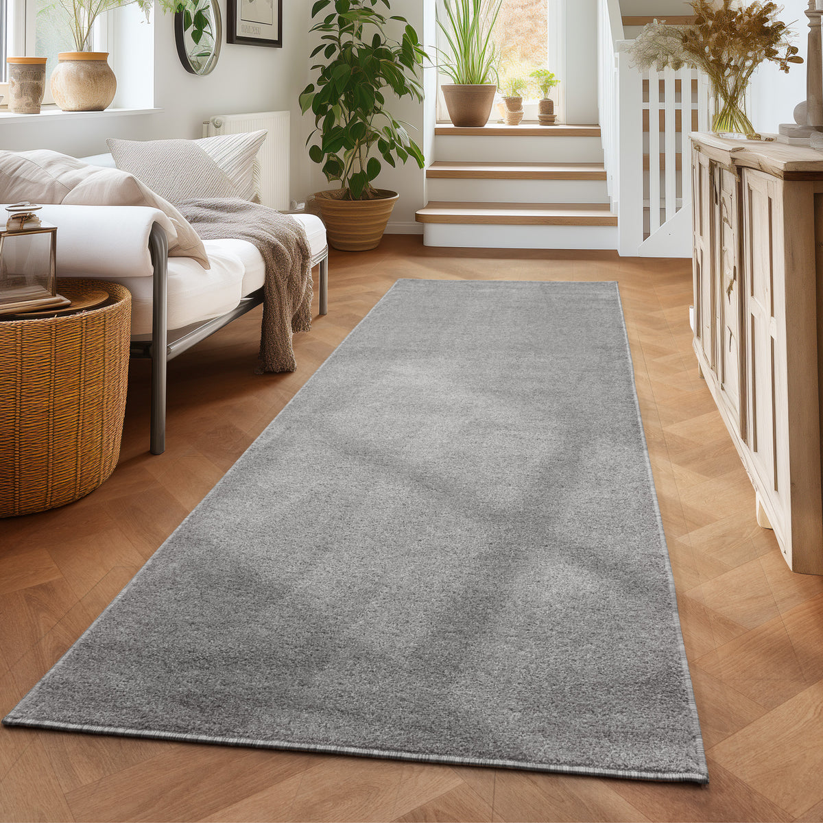 Carpettex Kurzflor Teppich Einfarbig Modern Pflegeleicht