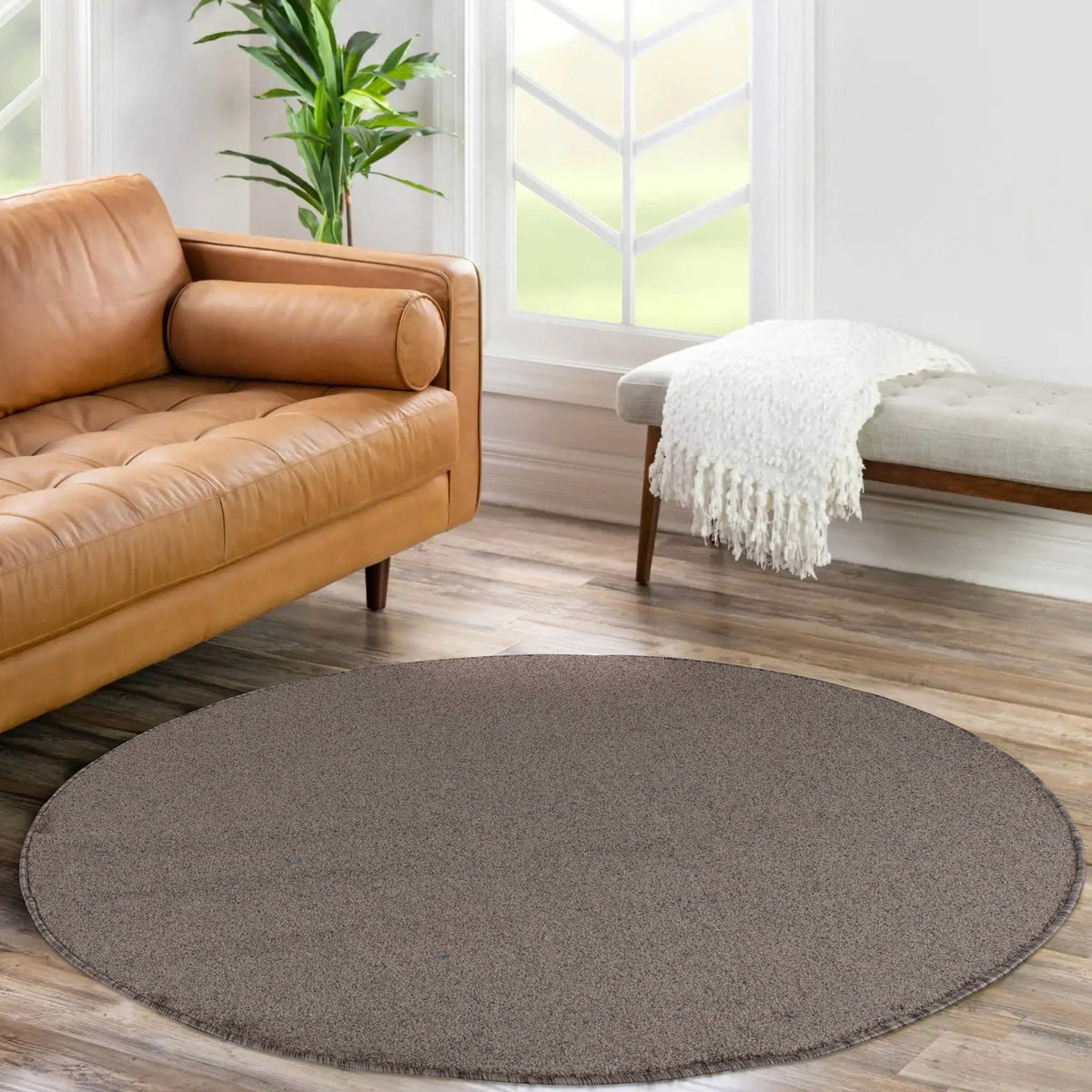 Carpettex Kurzflor Teppich Einfarbig Modern Pflegeleicht