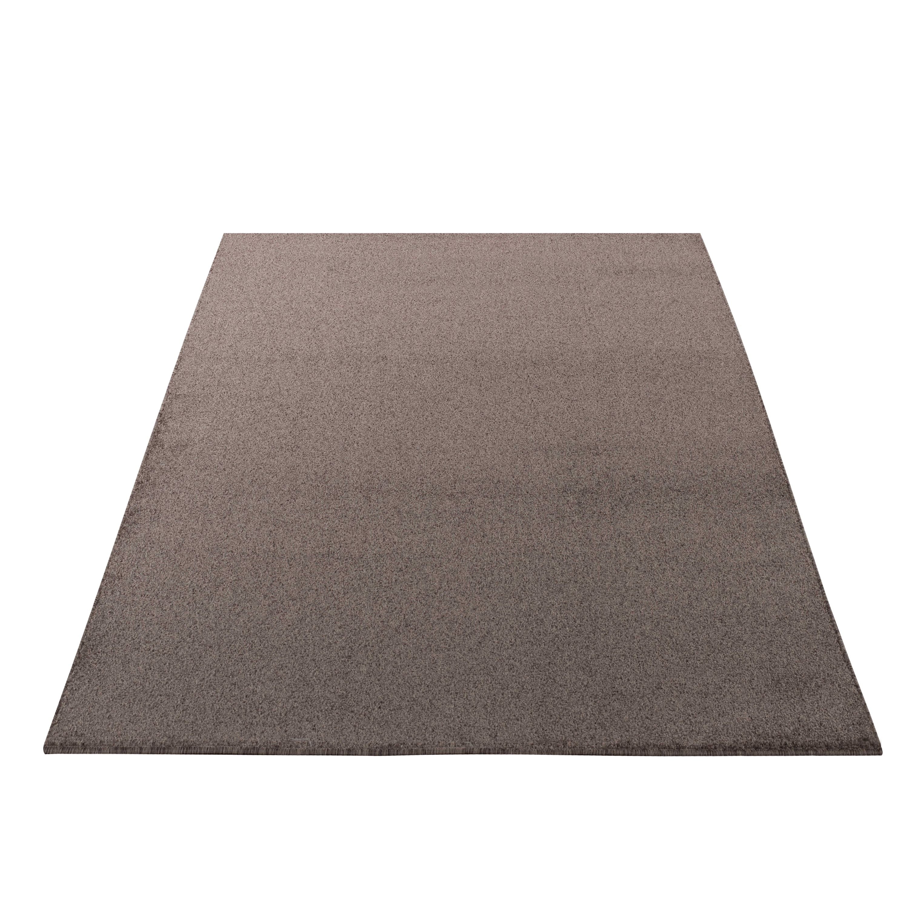 Solid color rug for living room, bedroom, kitchen, short pile, soft, mocha