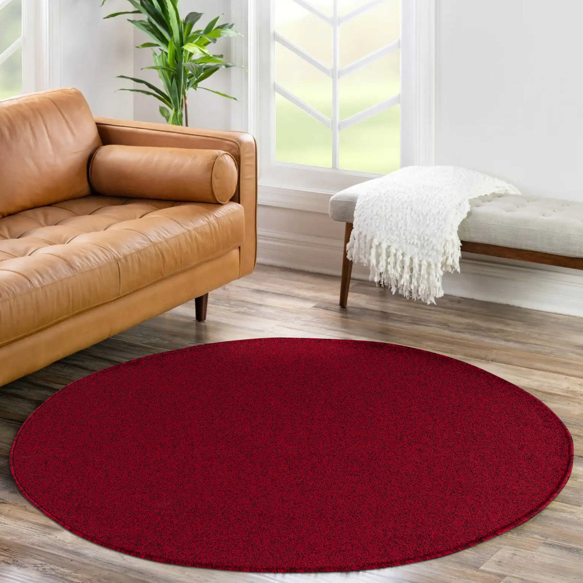 Carpettex Kurzflor Teppich Einfarbig Modern Pflegeleicht