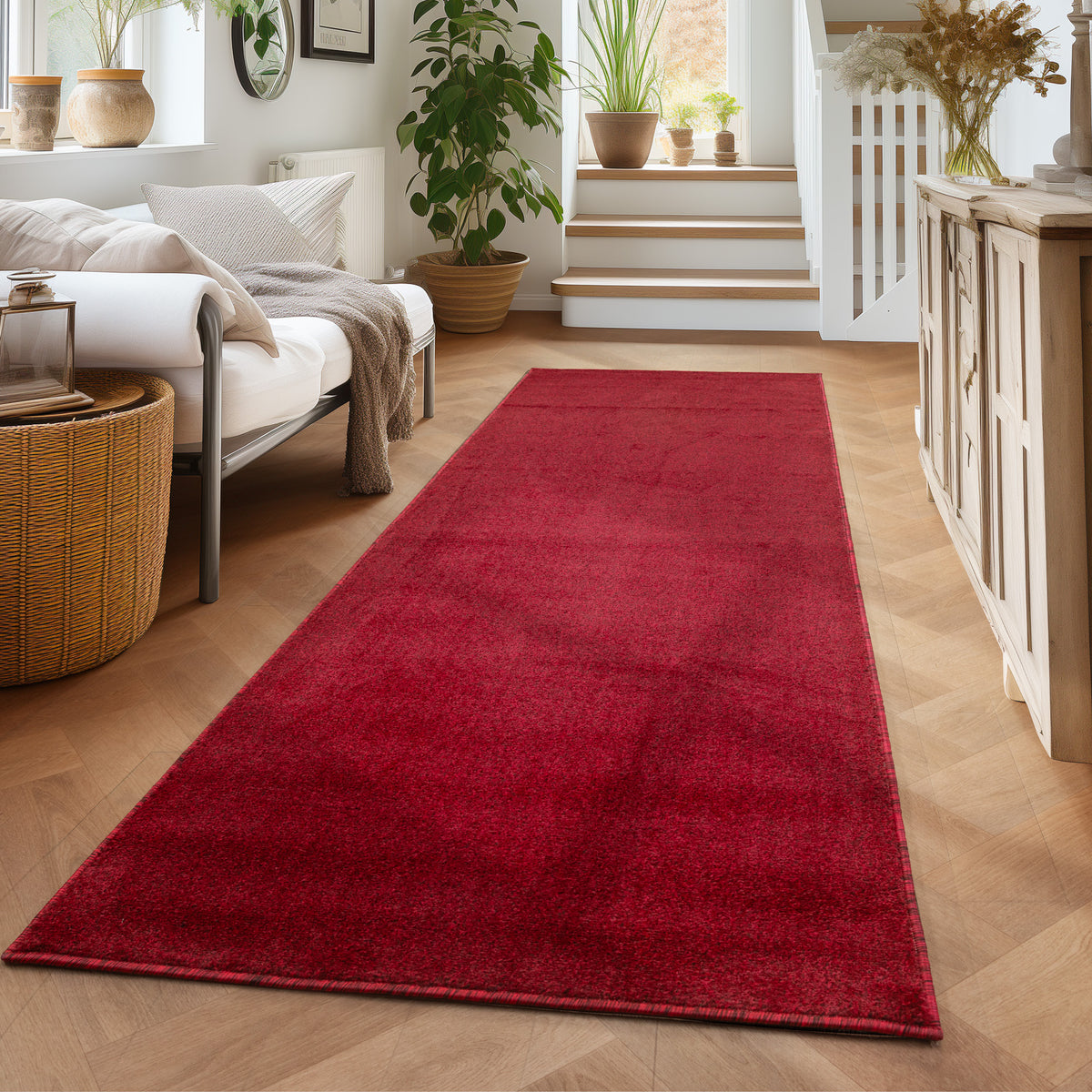Carpettex Kurzflor Teppich Einfarbig Modern Pflegeleicht