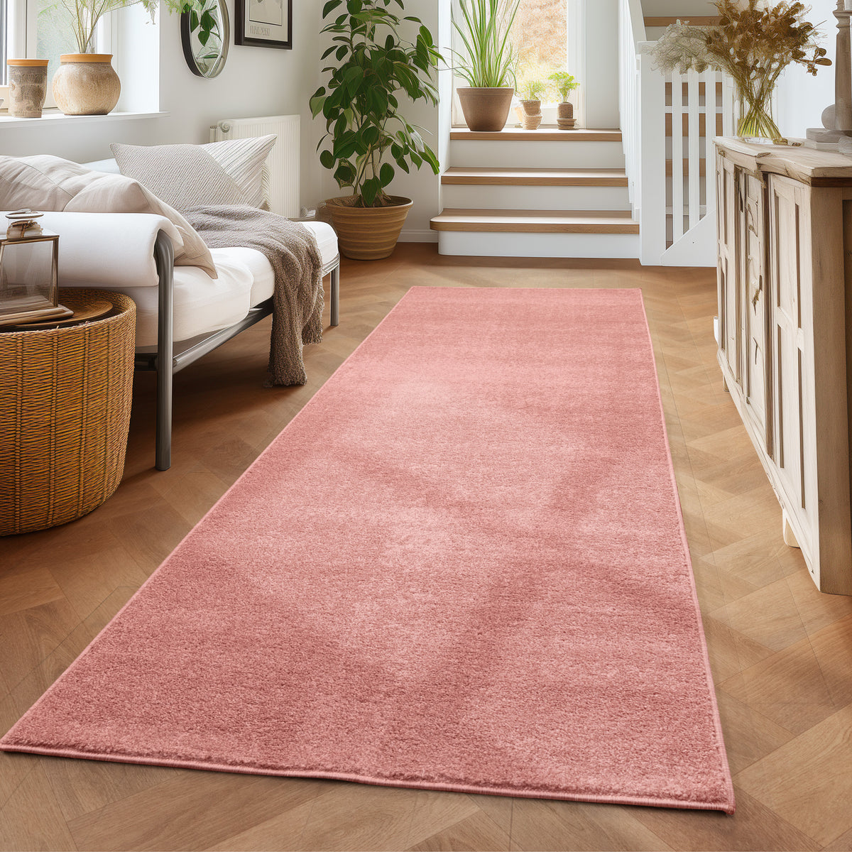 Carpettex Kurzflor Teppich Einfarbig Modern Pflegeleicht
