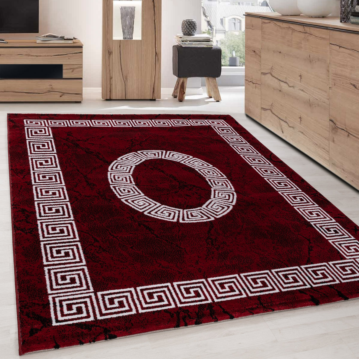 Carpettex Kurzflor Teppich Einfarbig Modern Pflegeleicht Weich