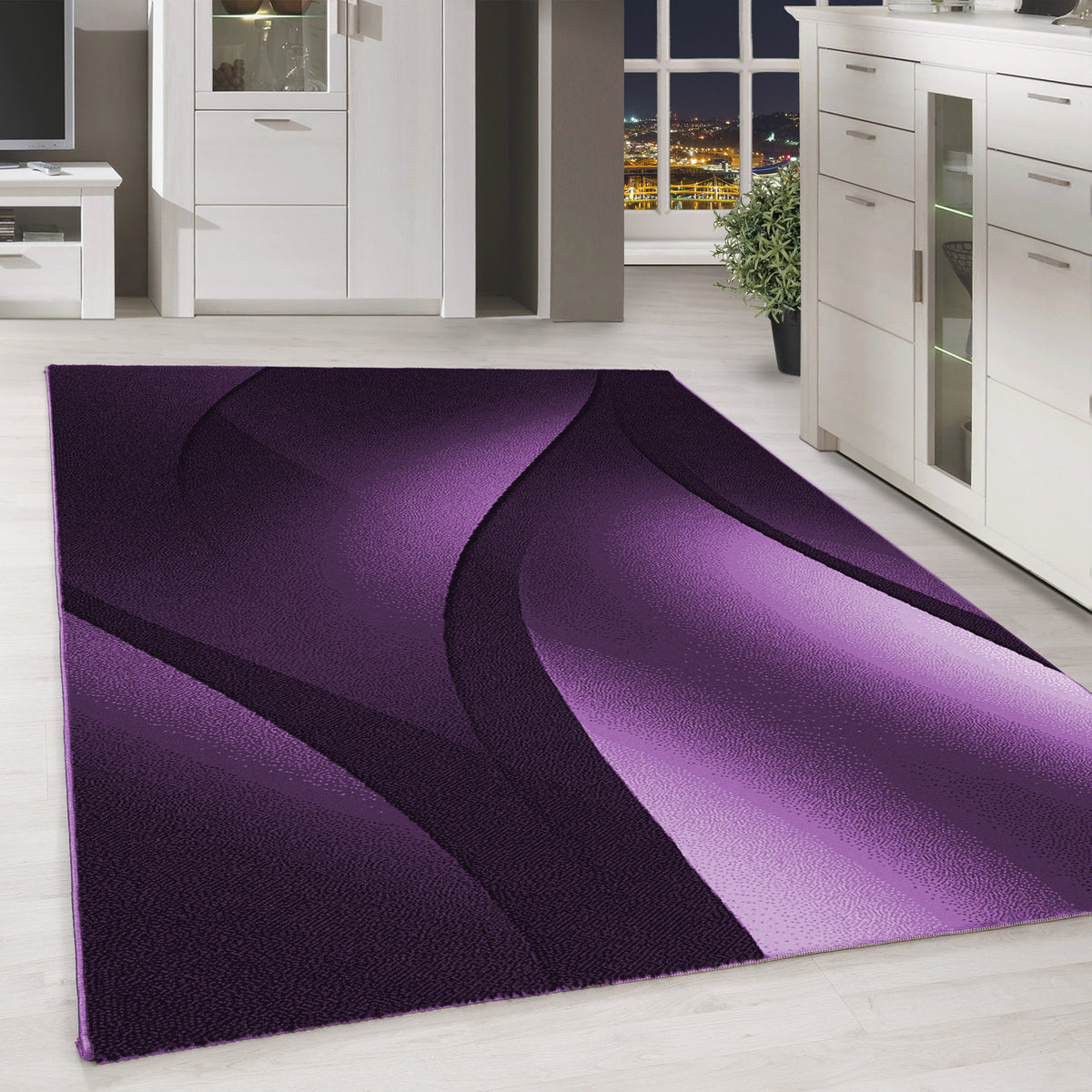 Carpettex Kurzflor Teppich Einfarbig Modern Pflegeleicht Weich