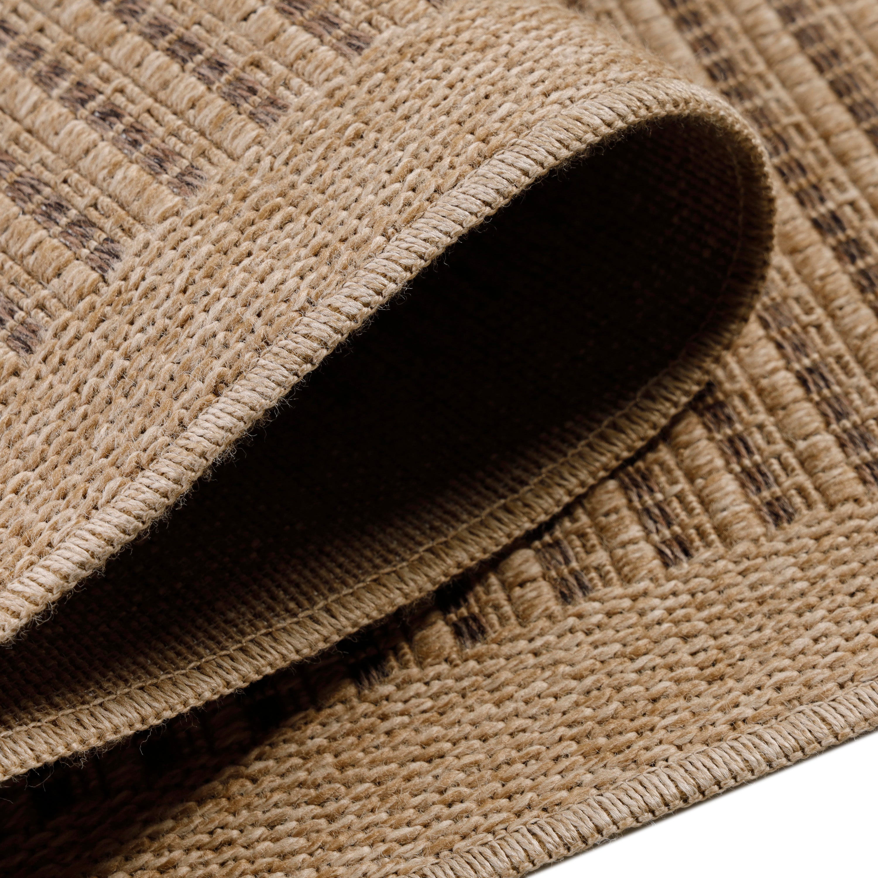 Indoor & Outdoor Rug Weatherproof Vintage Design Natural Look Kitchen Balcony Patio