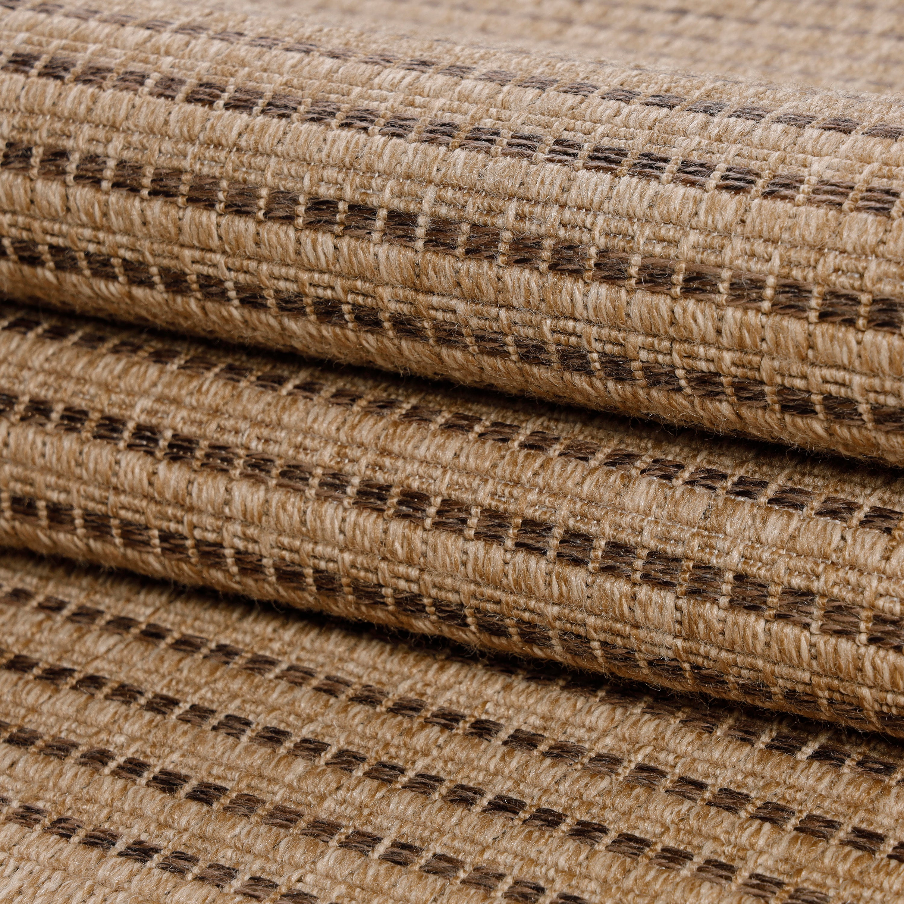 Indoor & Outdoor Rug Weatherproof Vintage Design Natural Look Kitchen Balcony Patio